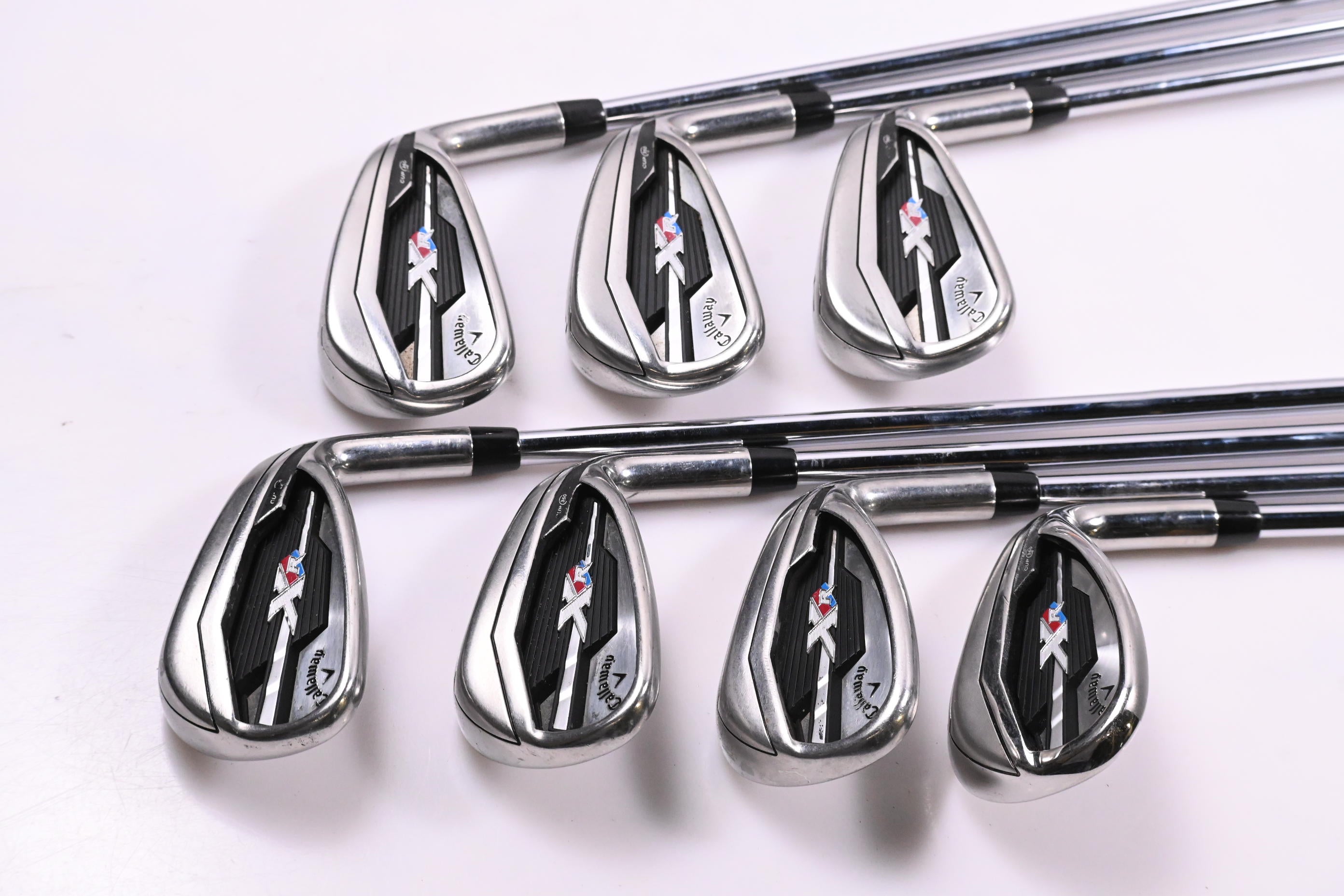 Callaway XR Irons / 5-PW+SW / Regular Flex True Temper Speedstep 80 Shafts