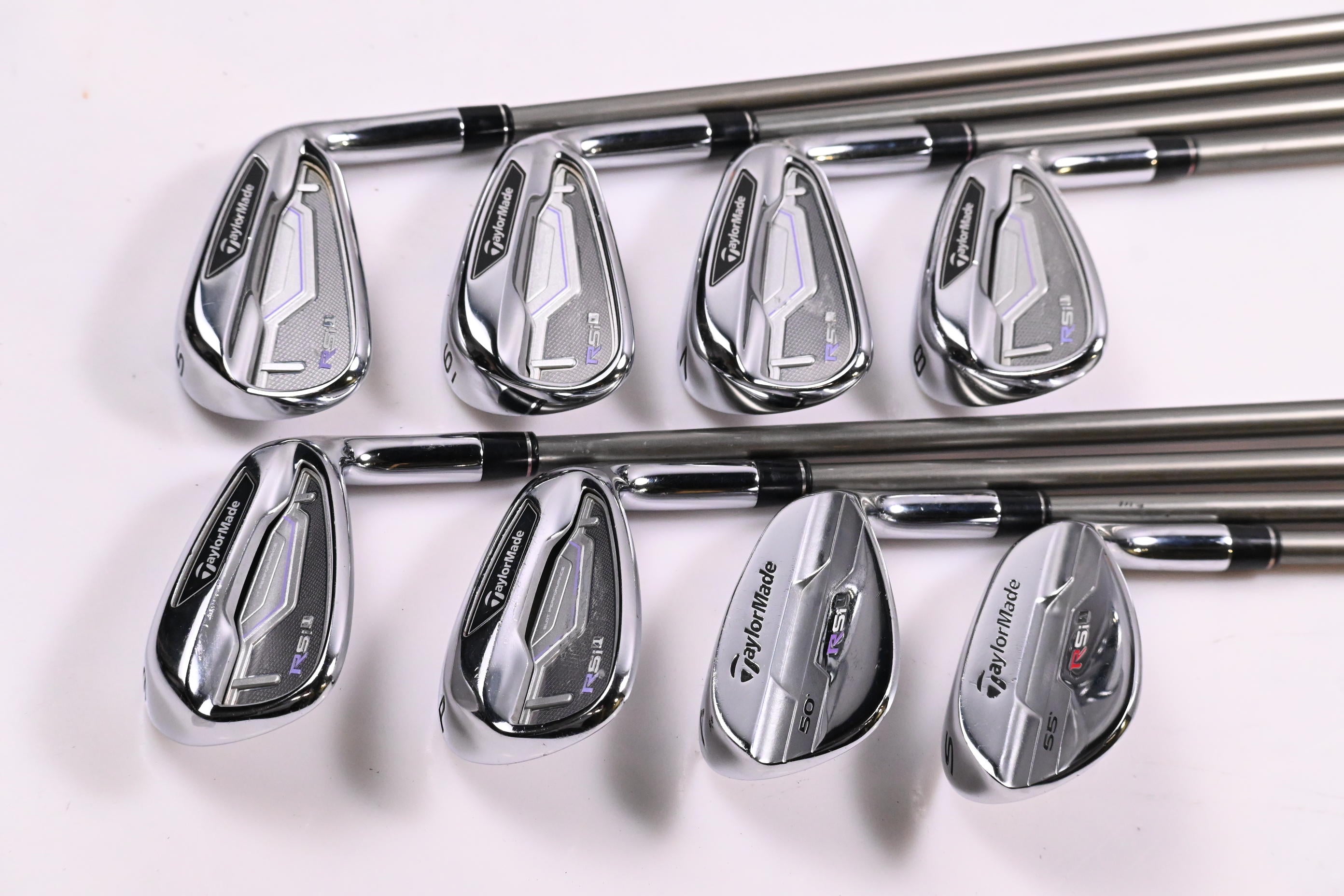 Ladies Taylormade RSi1 Irons / 5-PW+GW+SW / Ladies Flex Taylormade 45 Shafts