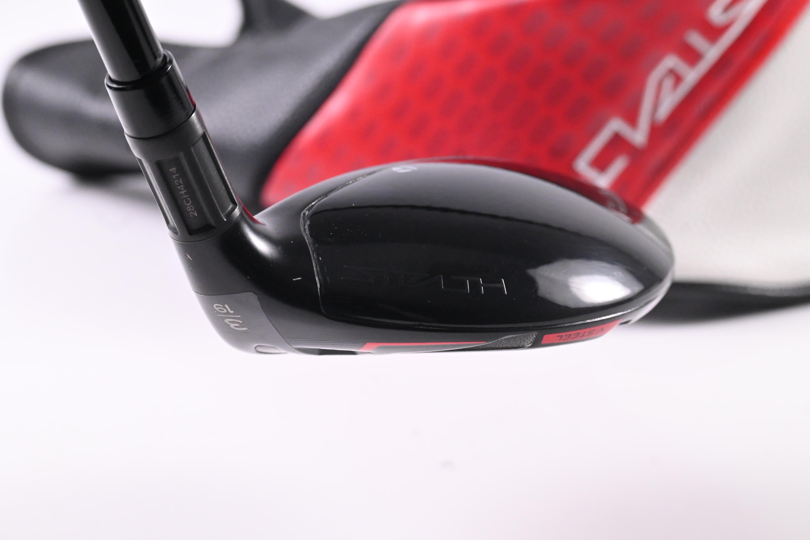 Taylormade Stealth 2 #3 Hybrid / 19 Degree / Stiff Flex Ventus TR Red 7 Shaft