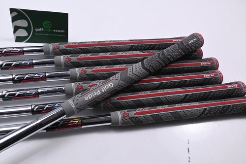 Ping i210 Irons / 4-PW / Green Dot / Stiff Flex Ping CFS Distance Shafts