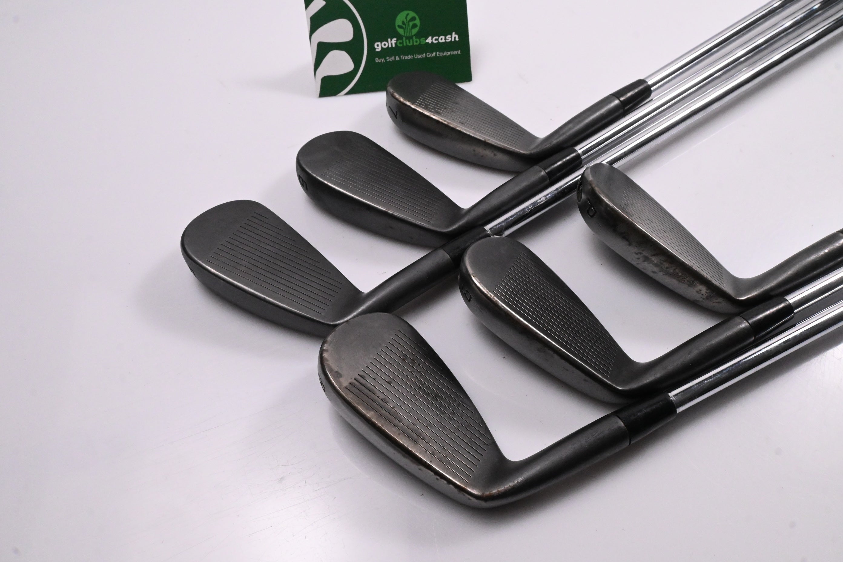 Cobra King Forged Tec 2023 Black Irons / 5-PW / Stiff Flex KBS $-Taper Lite
