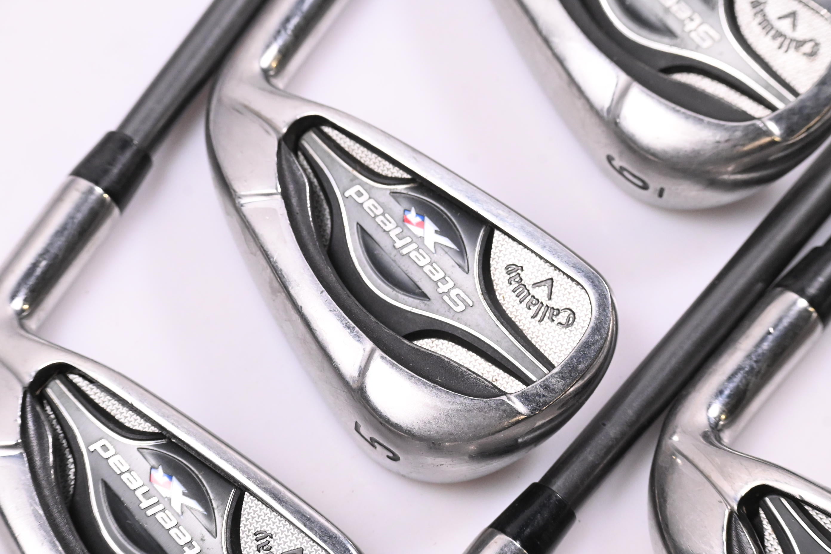 Callaway Steelhead XR Irons / 4-9i / Regular Flex Aldila SYNERGY Blue 50 Shafts