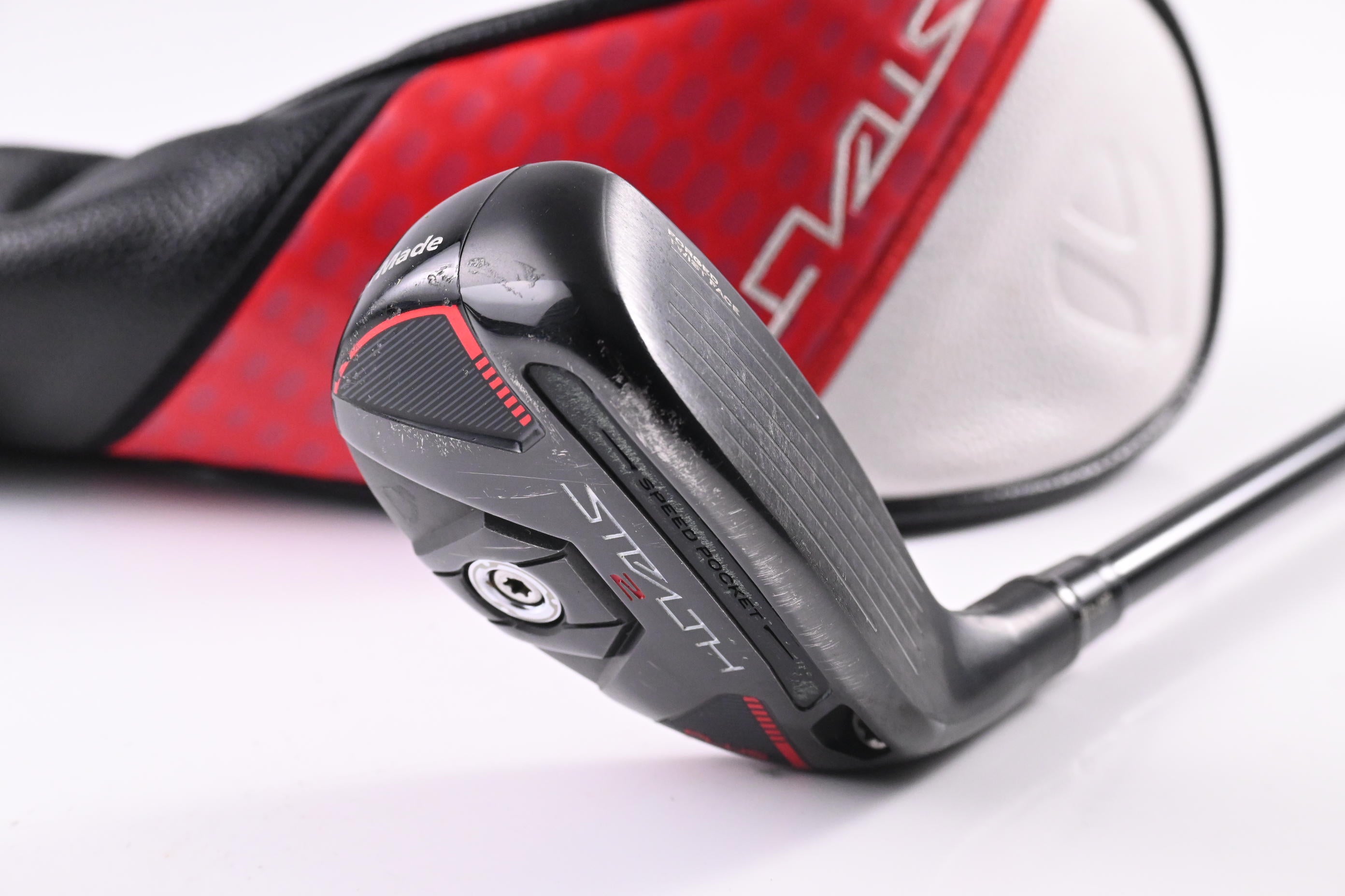 Taylormade Stealth 2 Plus #3 Hybrid / 19.5 Degree / Stiff Flex Kai'li Red 85 Shaft