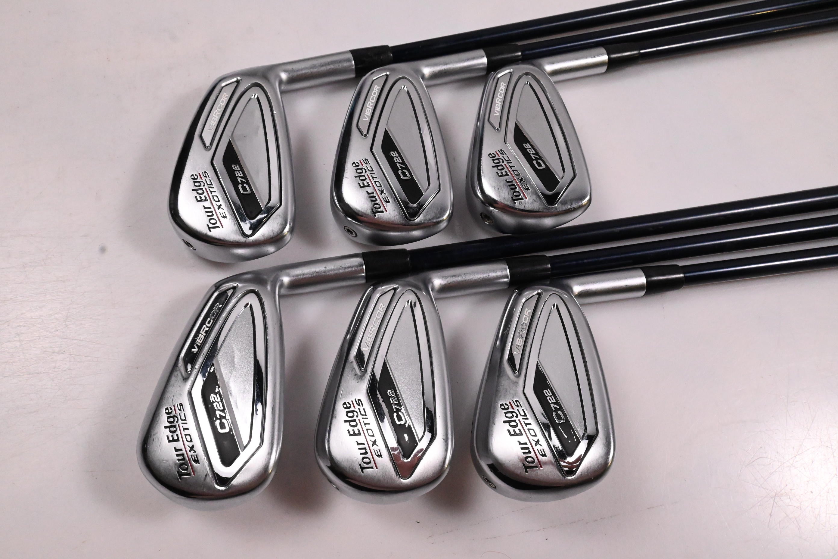 Tour Edge C722 Irons / 5-PW / Stiff Flex Ventus Blue 8 Shafts