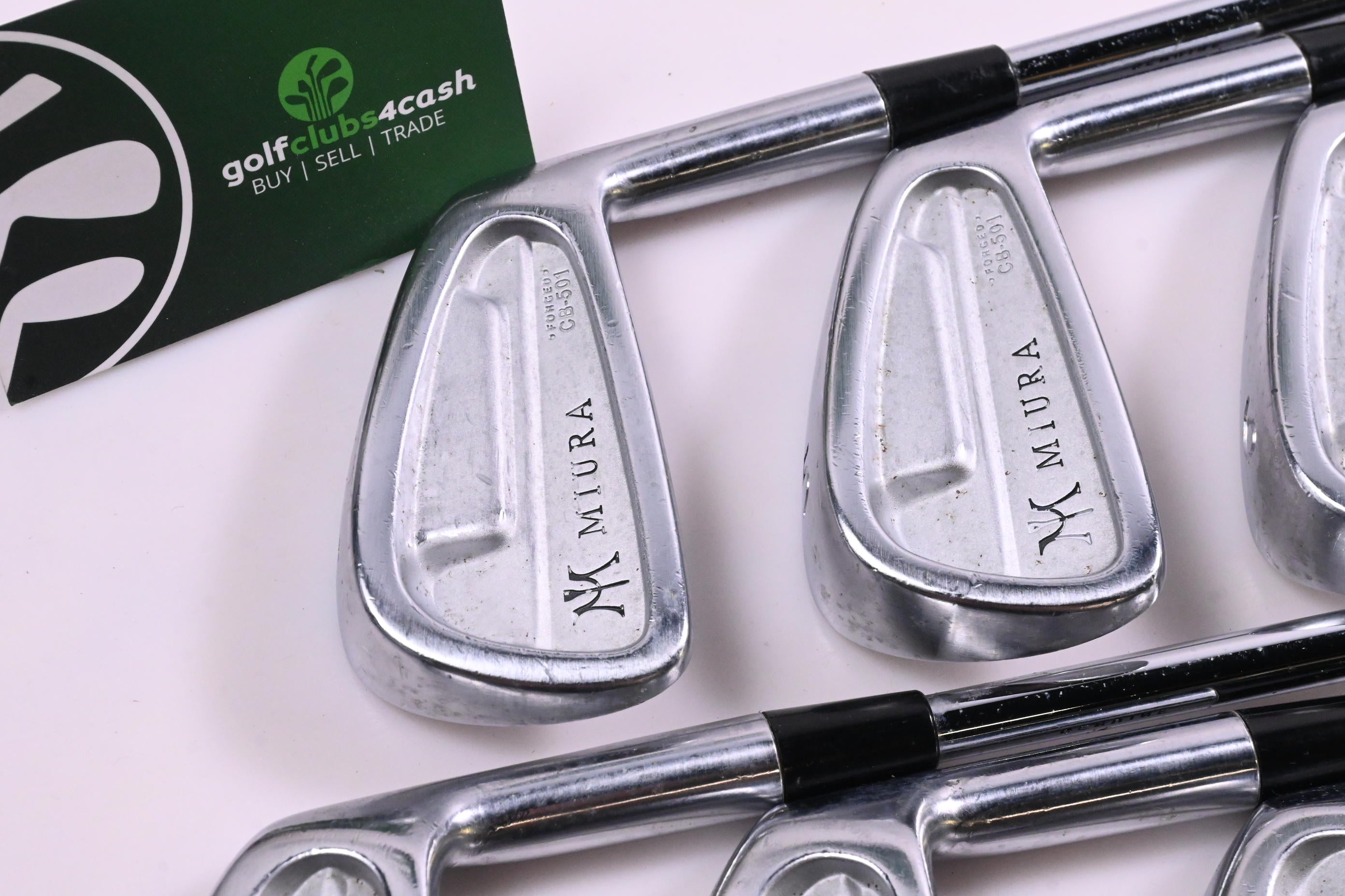 Miura CB-501 Irons / 4-PW / Regular Flex Dynamic Gold R300 Shafts