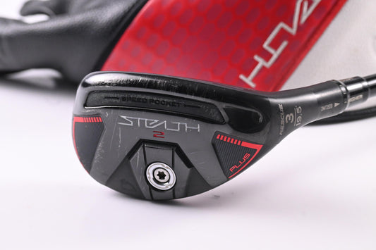 Taylormade Stealth 2 Plus #3 Hybrid / 19.5 Degree / Stiff Flex Kai'li Red 85 Shaft