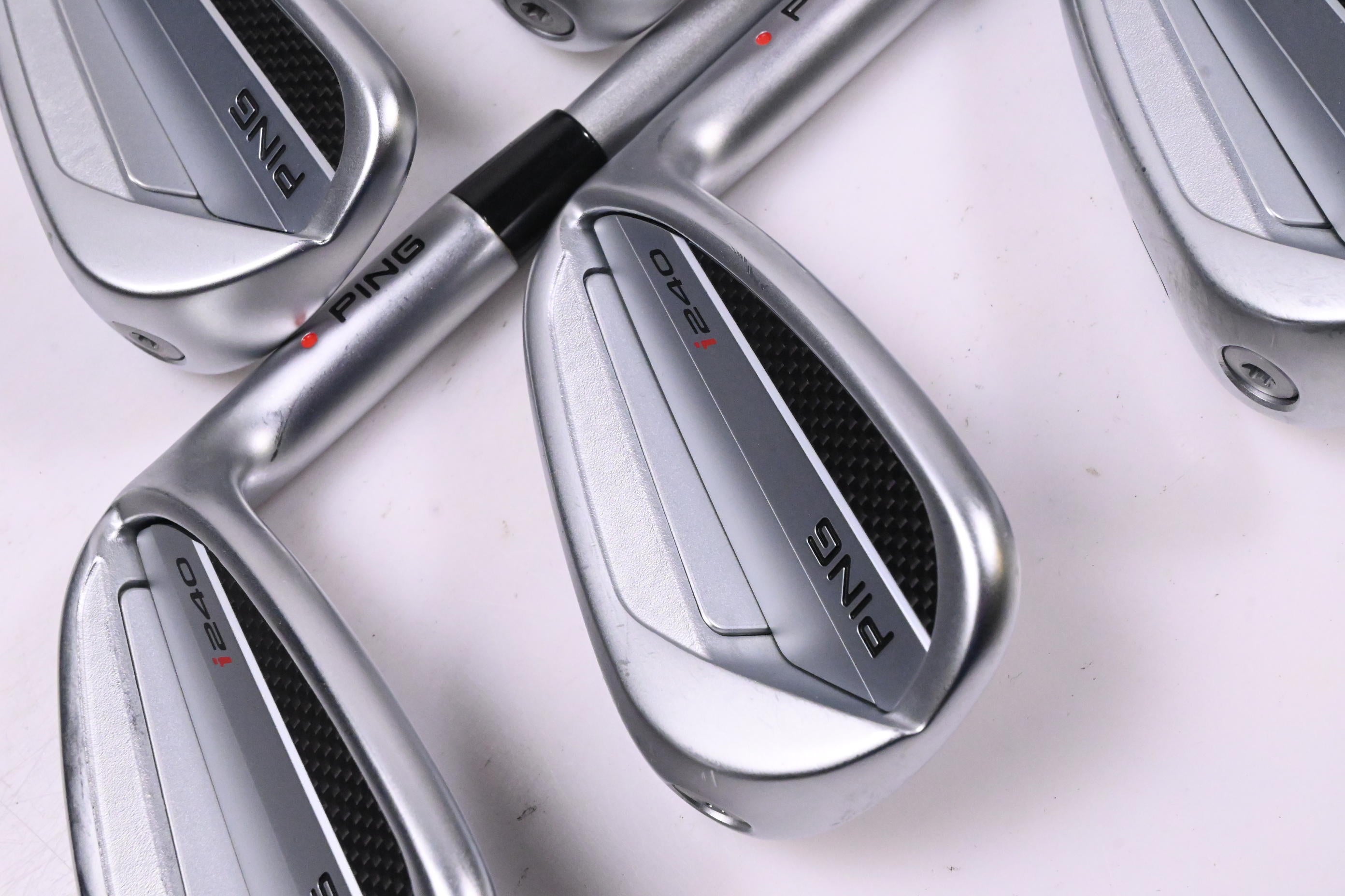 Ping I240 Irons / 7-PW+GW / Orange Dot / Senior Flex Ping Alta Quick 45 Shafts