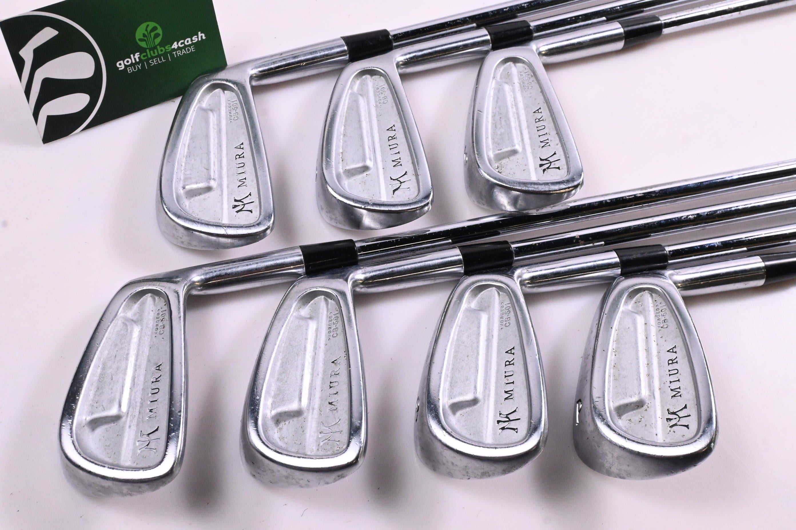 Miura CB-501 Irons / 4-PW / Regular Flex Dynamic Gold R300 Shafts
