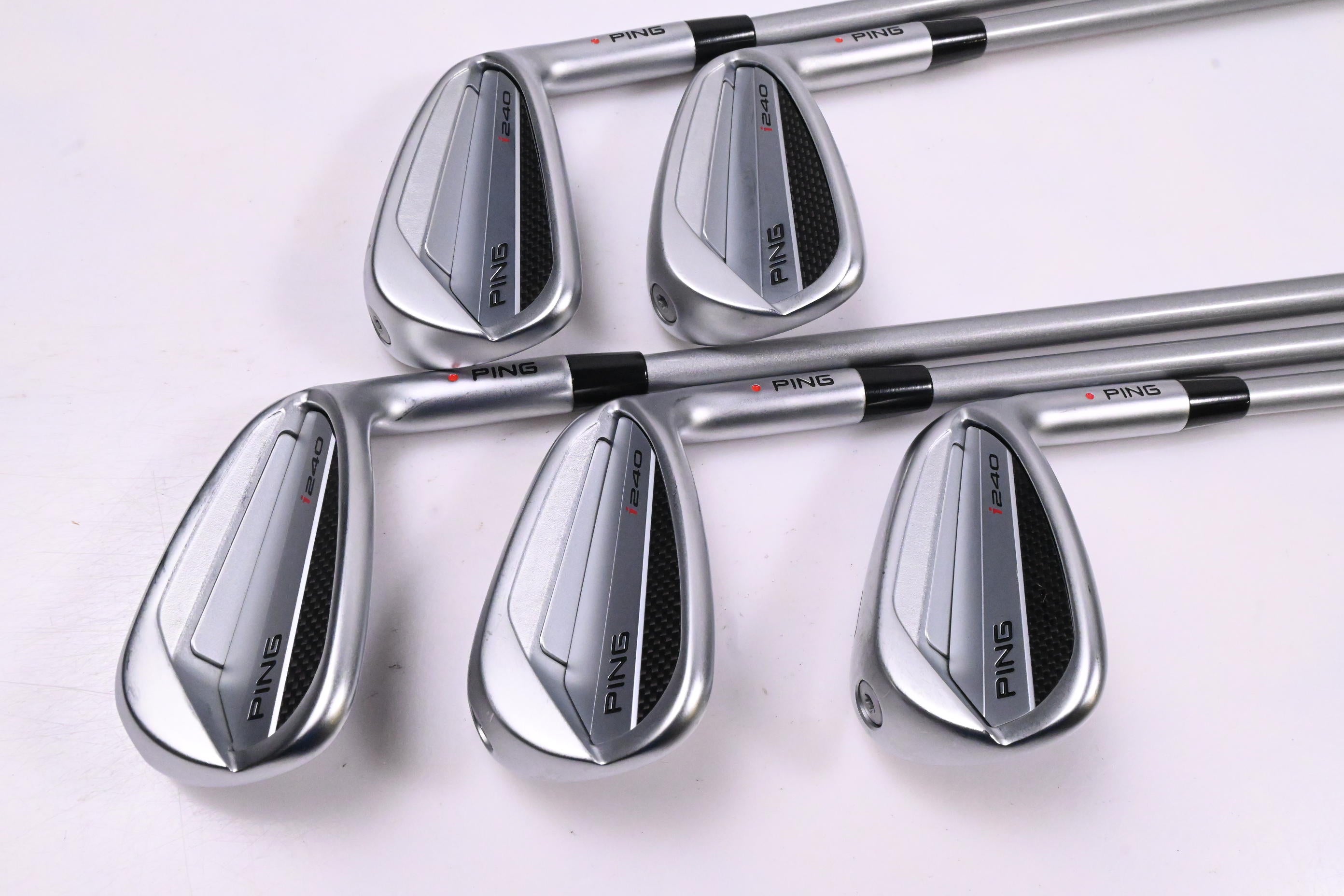 Ping I240 Irons / 7-PW+GW / Orange Dot / Senior Flex Ping Alta Quick 45 Shafts
