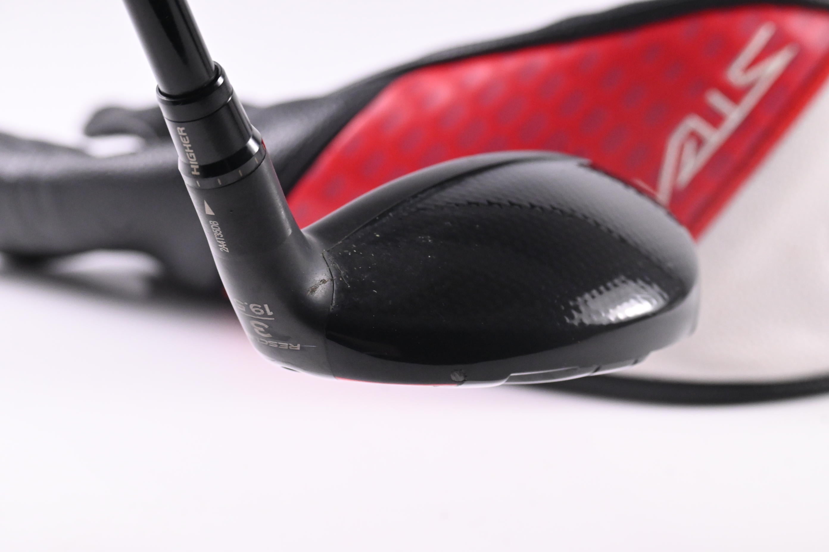 Taylormade Stealth 2 Plus #3 Hybrid / 19.5 Degree / Stiff Flex Kai'li Red 85 Shaft