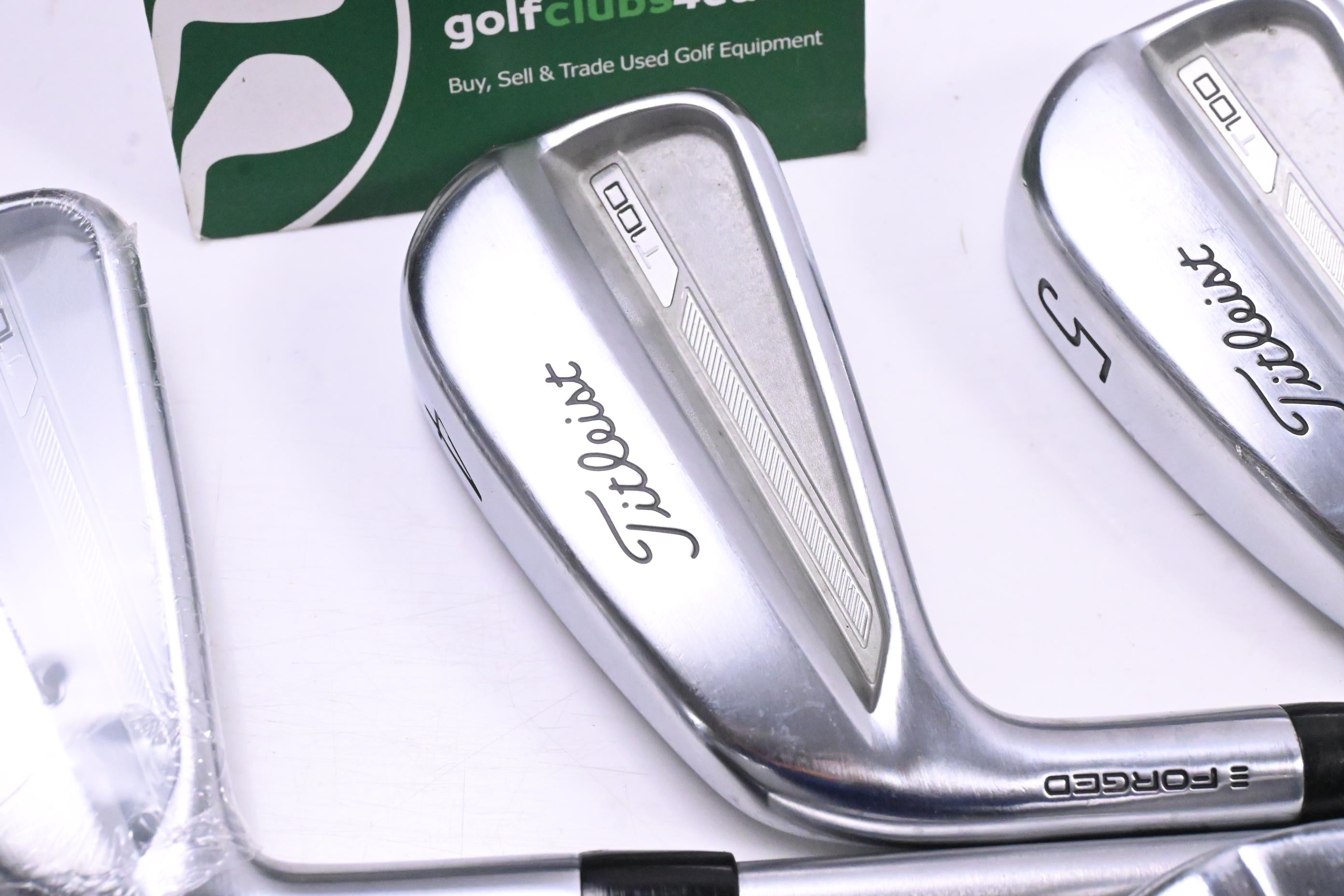 Left Hand Titleist T100/620 MB Irons / 3-9i / X-Flex KBS Tour C-Taper 130