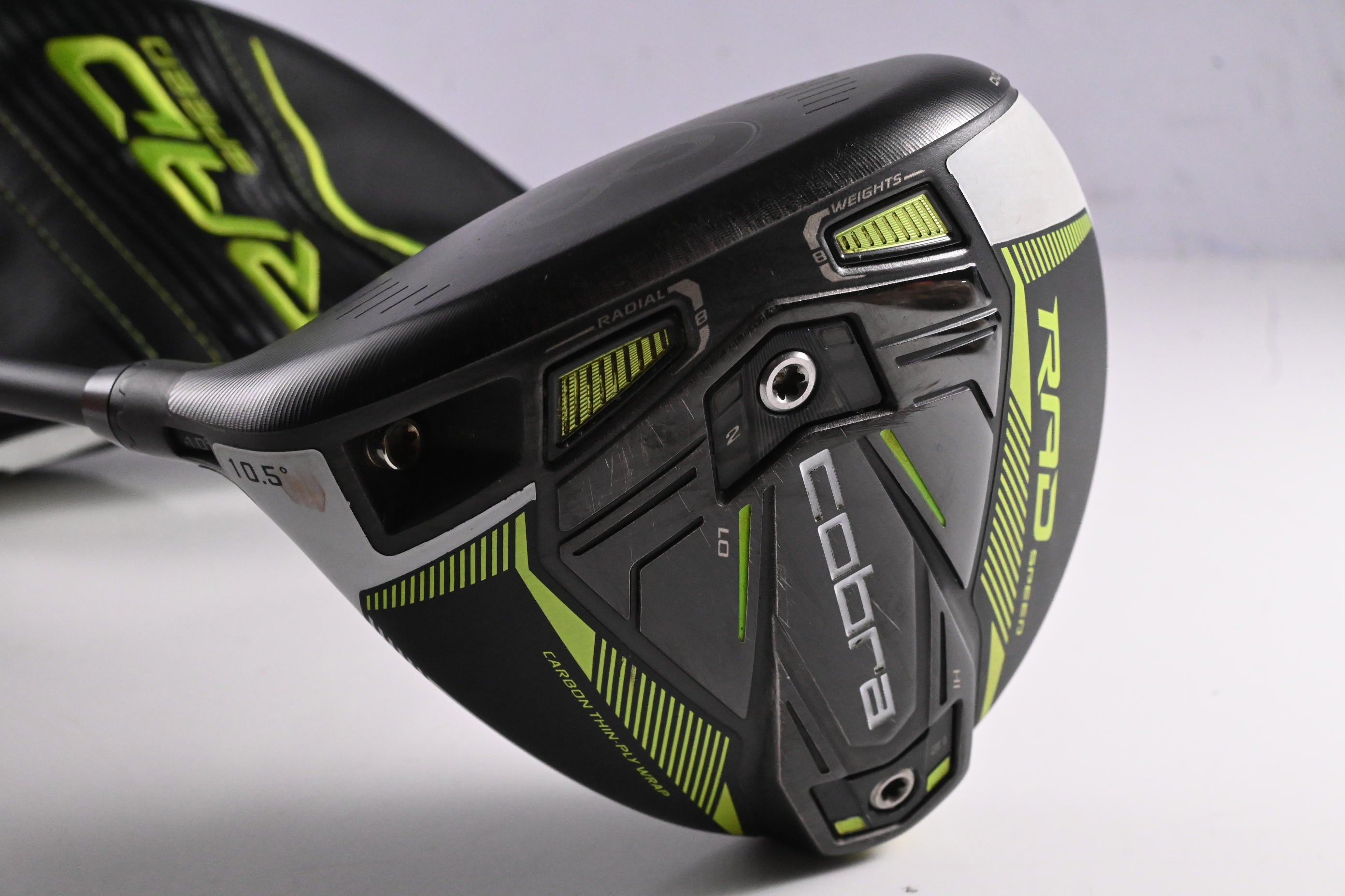 Left Hand Cobra King Radspeed Driver / 10.5 Degree / Regular Flex Motore X F3 6
