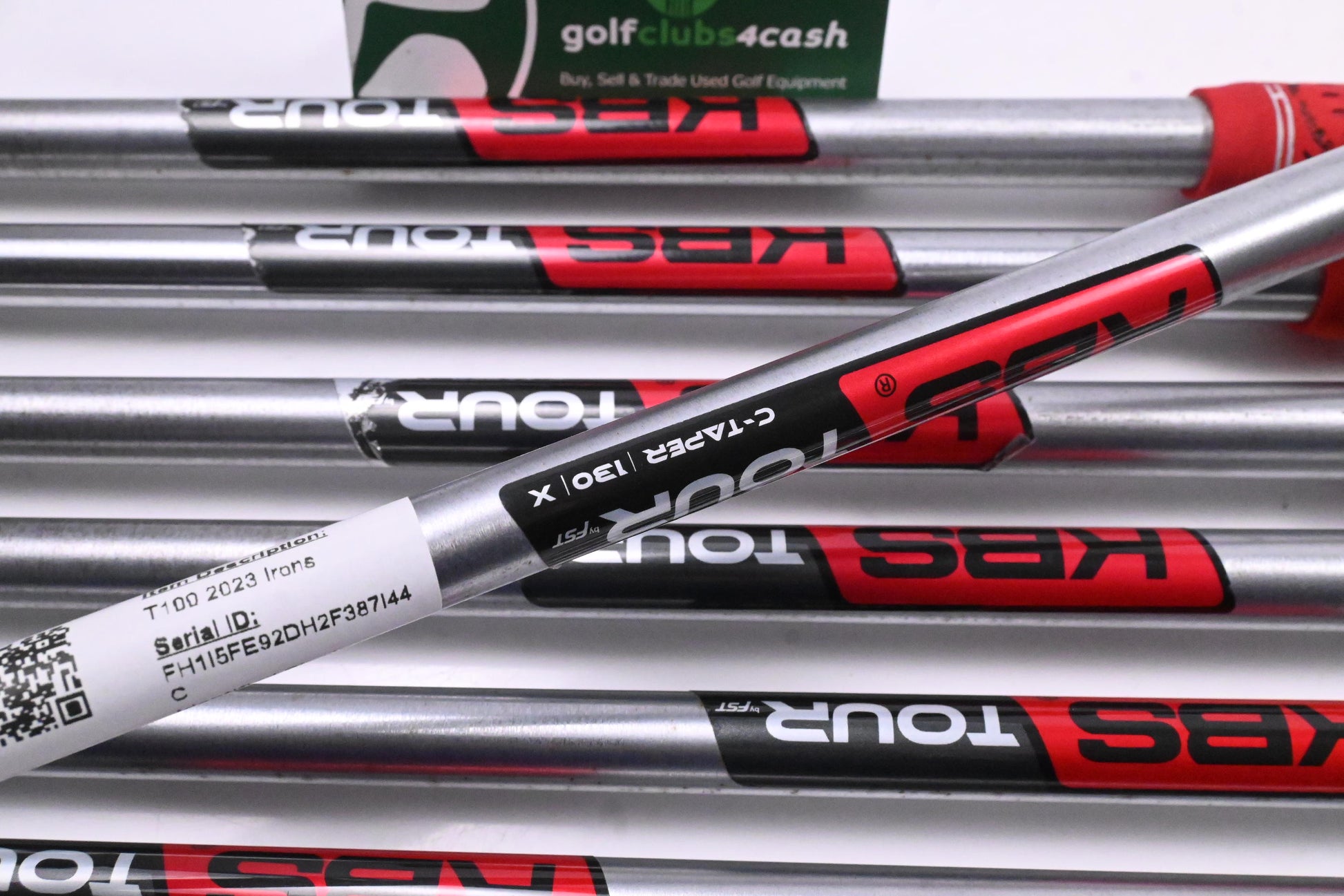 Left Hand Titleist T100/620 MB Irons / 3-9i / X-Flex KBS Tour C-Taper 130