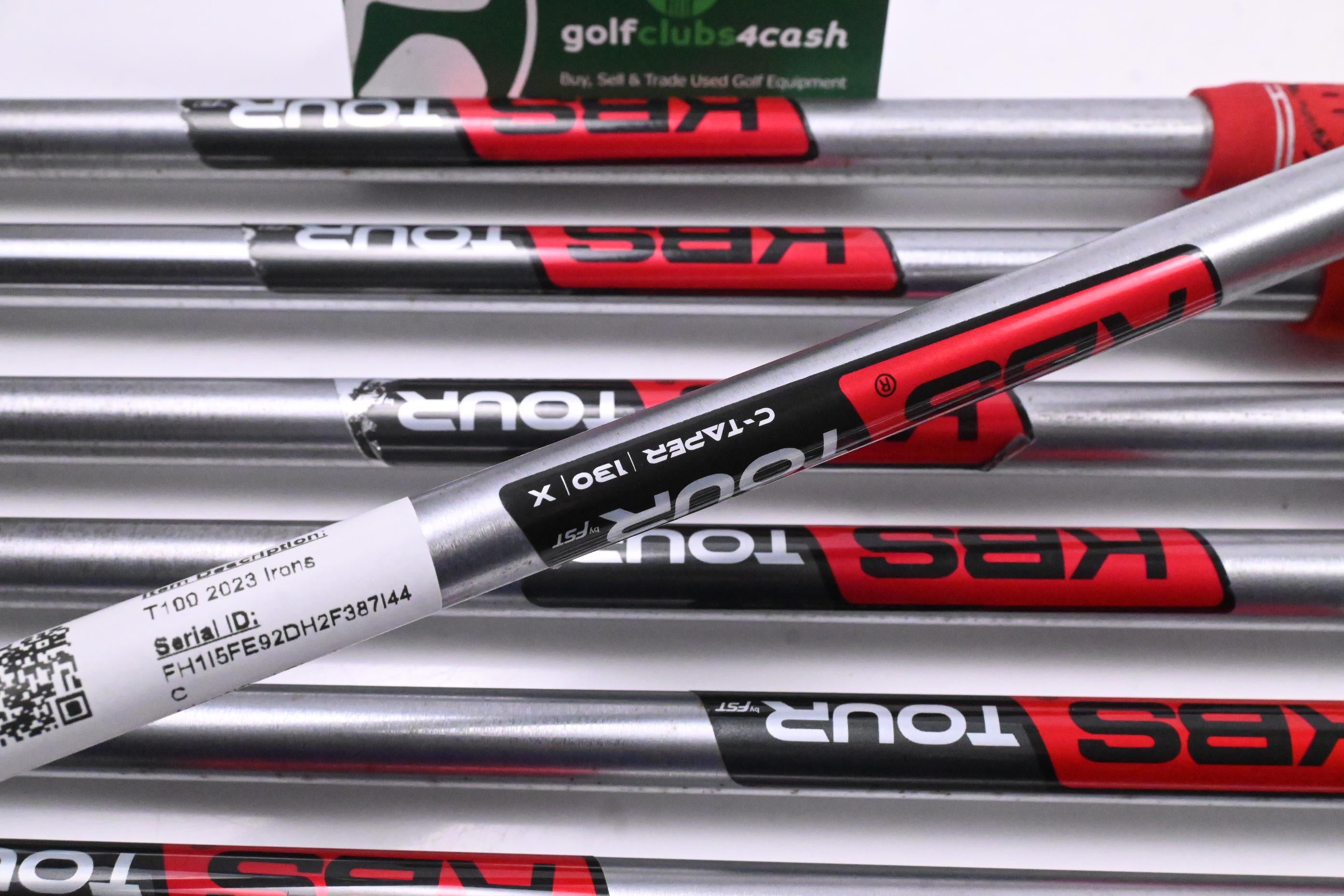 Left Hand Titleist T100/620 MB Irons / 3-9i / X-Flex KBS Tour C-Taper 130