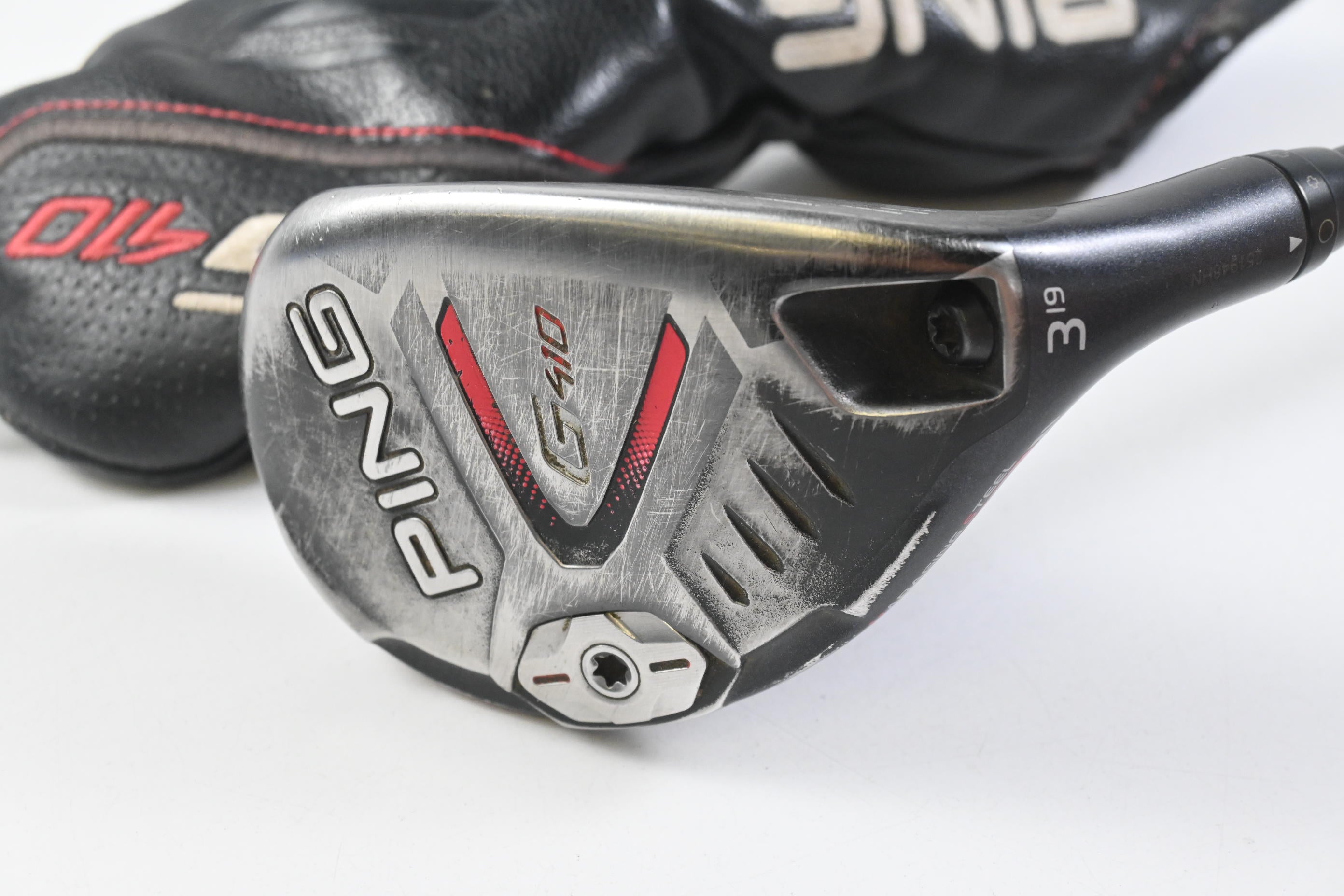 Ping G410 #3 Hybrid / 19 Degree / Stiff Flex Ping Alta CB Red 70 Shaft