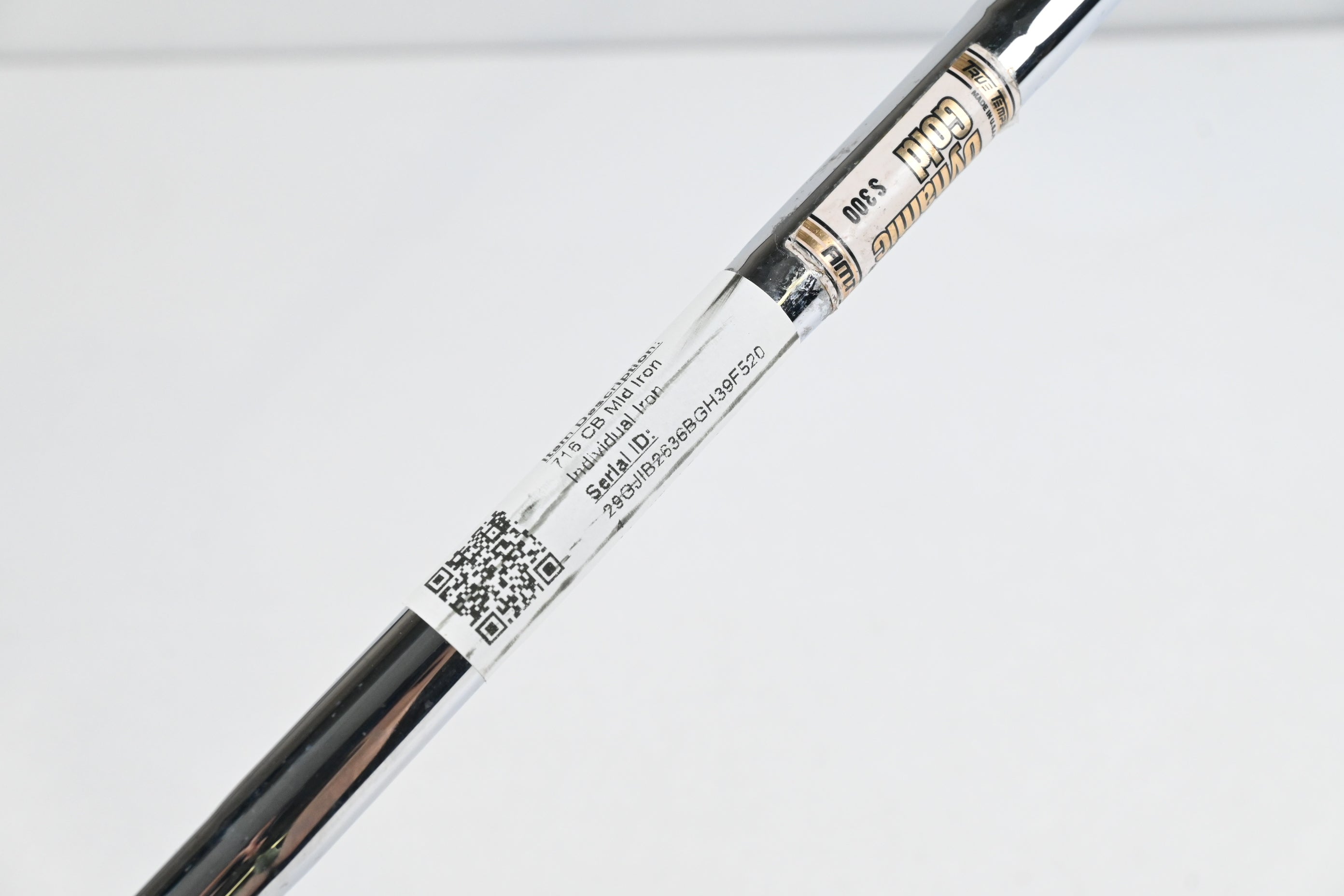 Titleist 716 CB #7 Iron / Stiff Flex Dynamic Gold AMT S300 Shaft