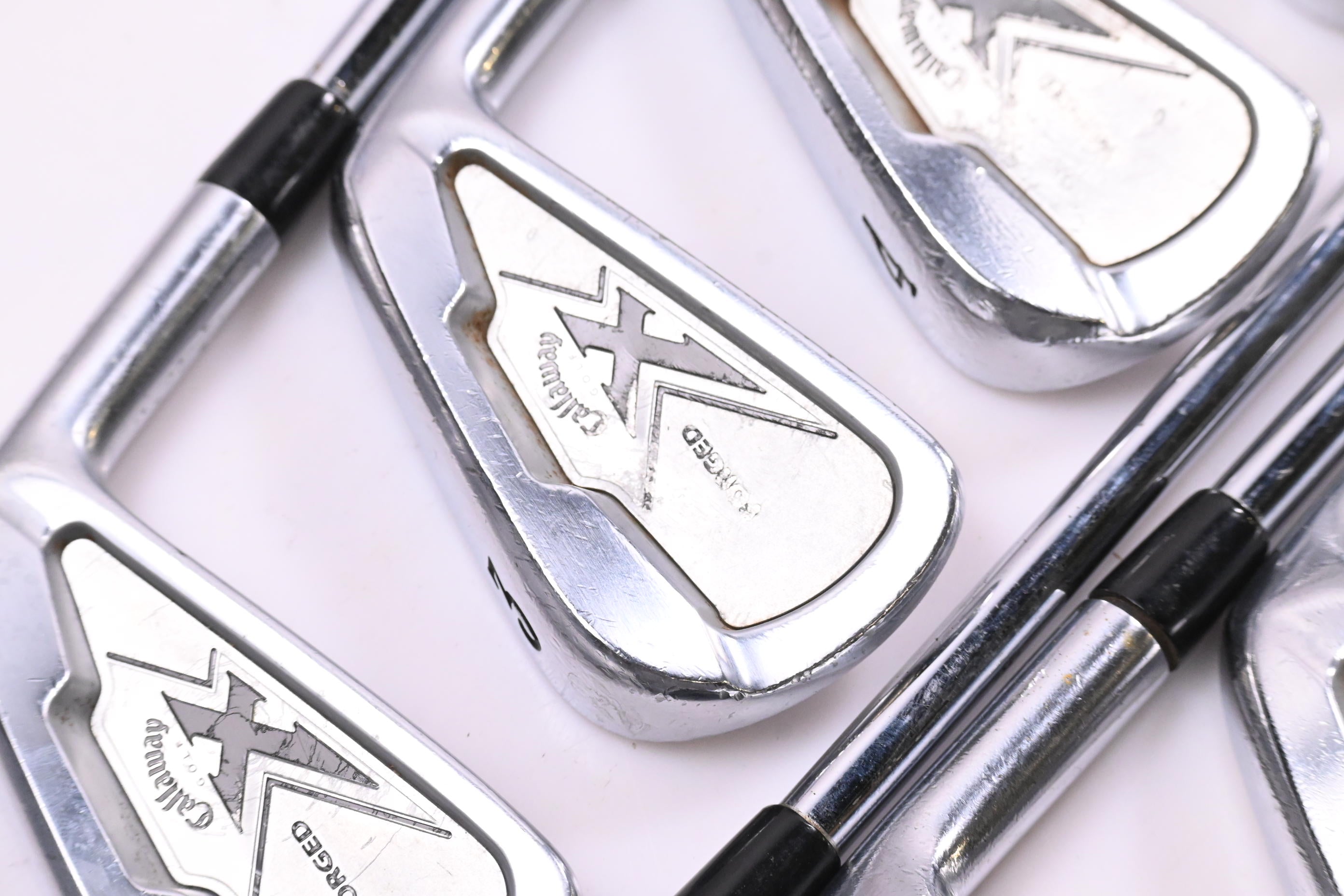 Callaway X-Forged 2007 Irons / 2-PW / Stiff Flex Project X Rifle Flighted Shafts