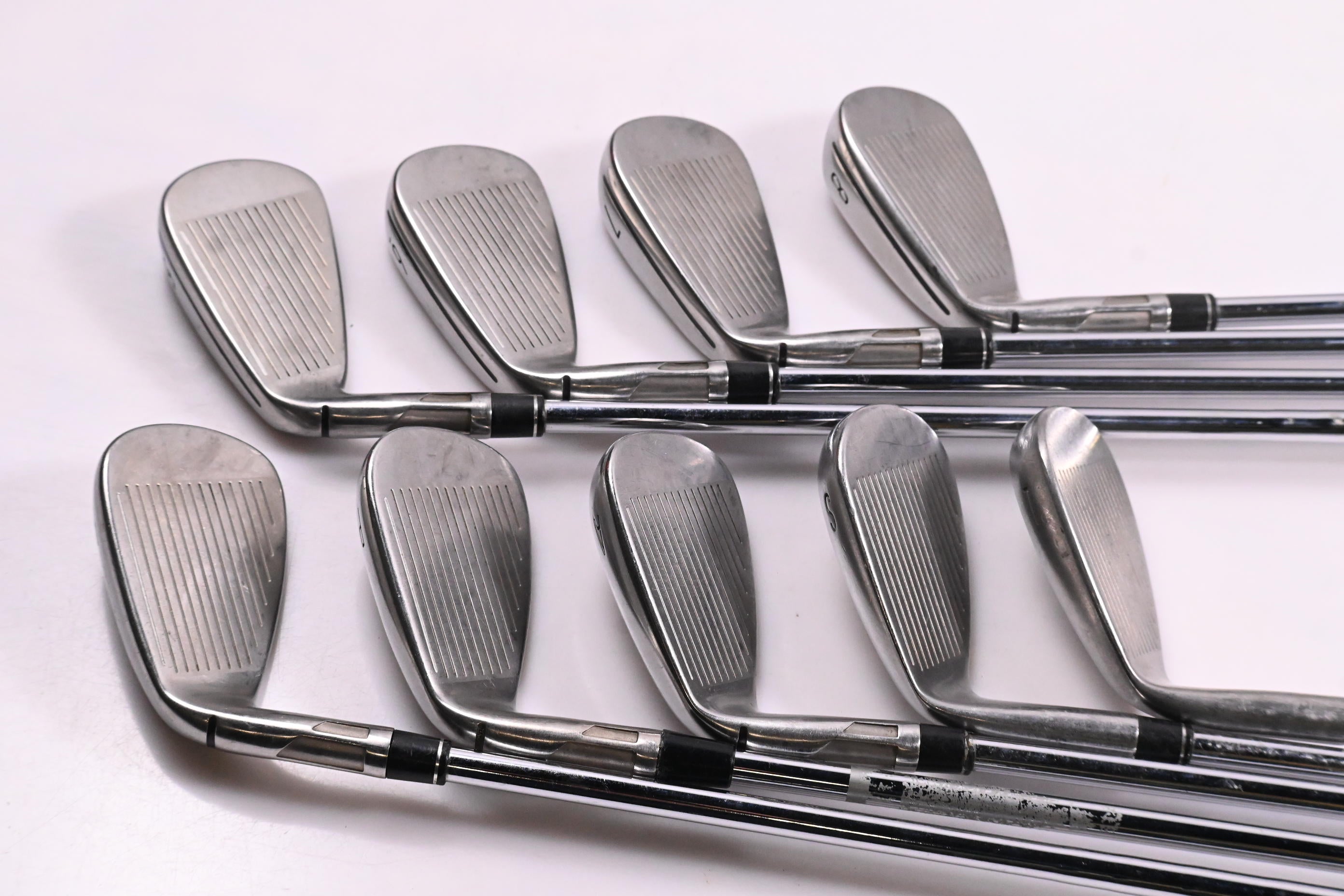 Taylormade Stealth Irons / 5-PW+GW+SW+LW / Stiff Flex KBS MAX MT 85 Shafts