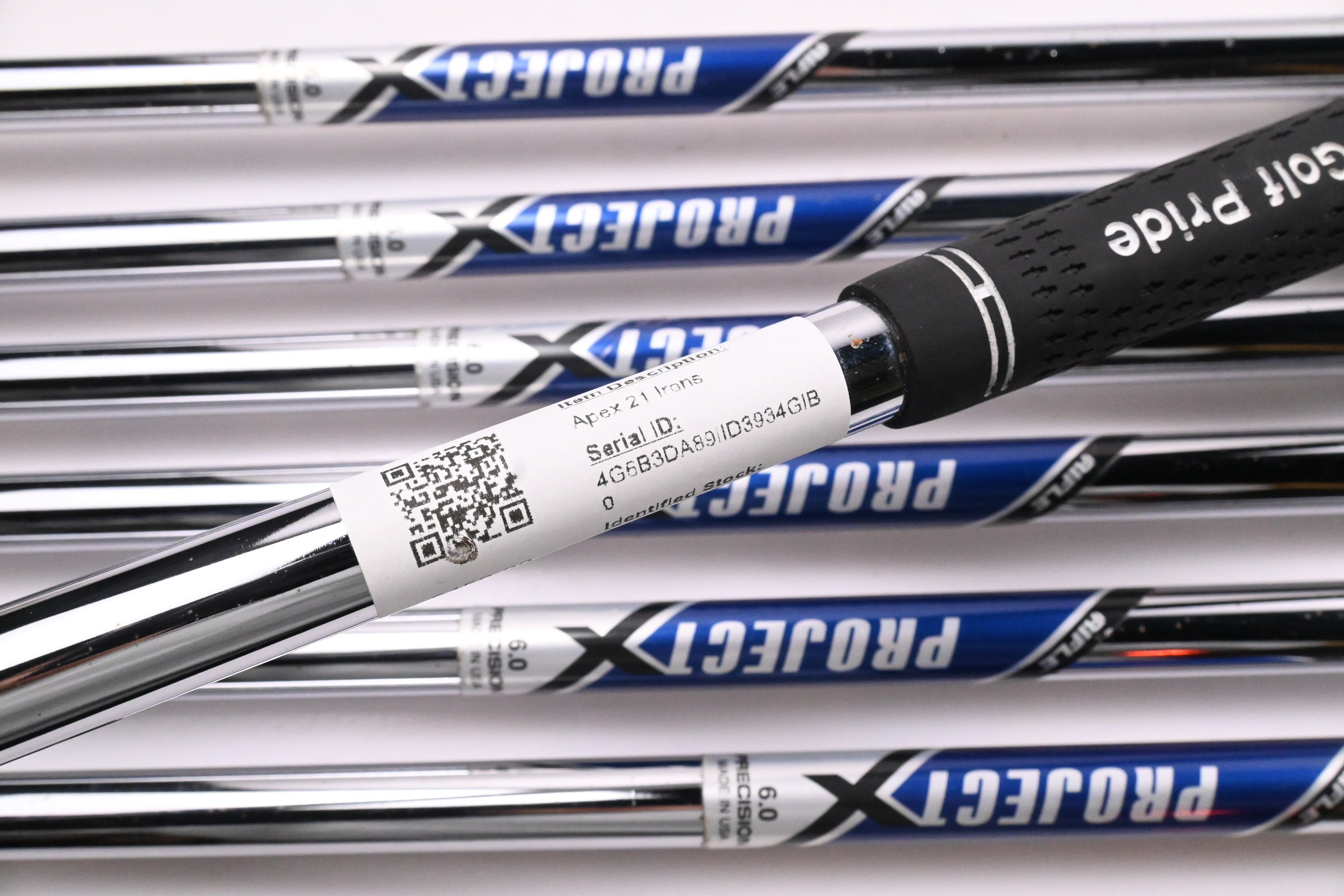 Callaway Apex 21 Irons / 4-PW / Stiff Flex Project X Precision Shafts