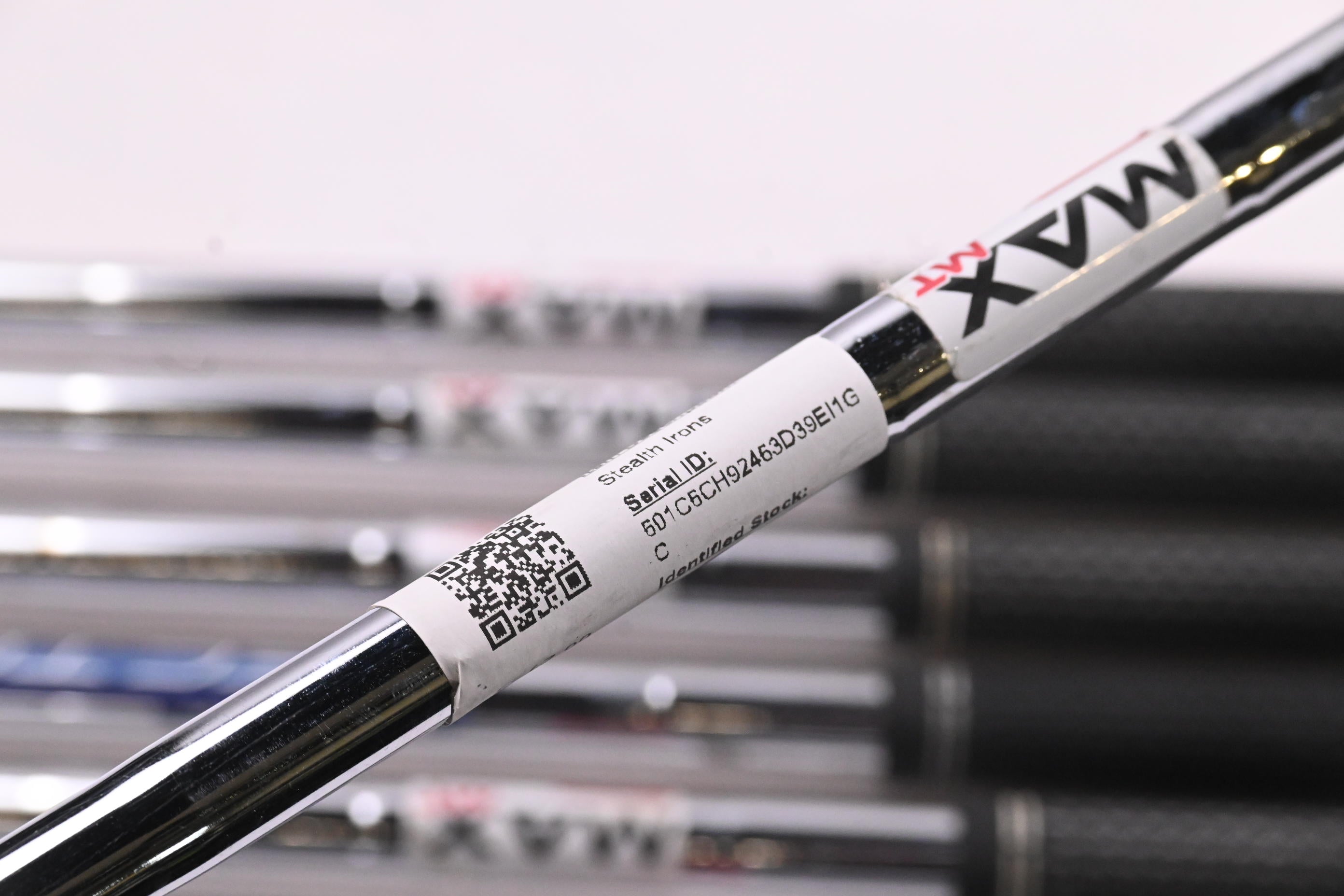 Taylormade Stealth Irons / 5-PW+GW+SW+LW / Stiff Flex KBS MAX MT 85 Shafts