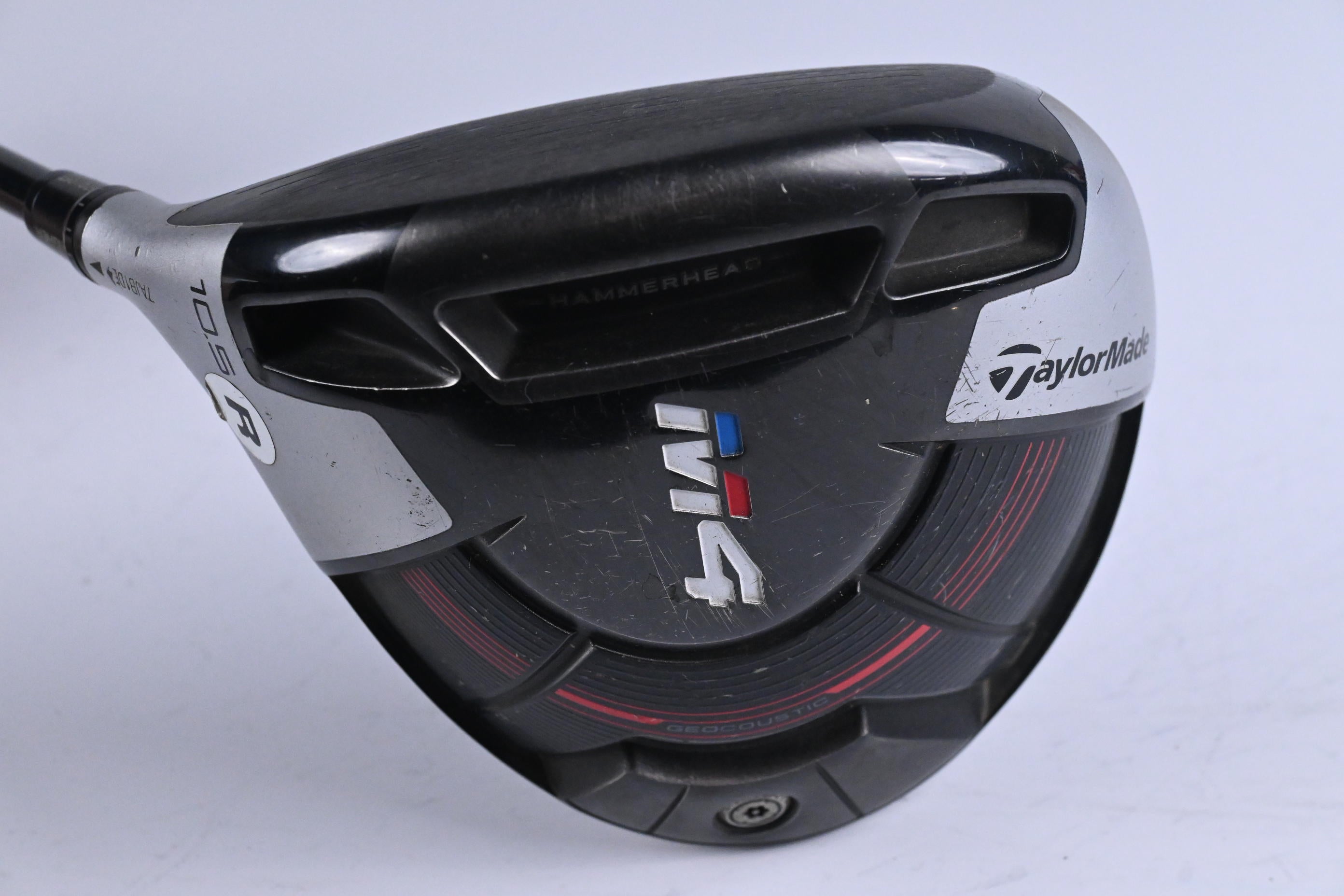 Left Hand Taylormade M4 Driver / 10.5 Degree / Regular Flex Fujikura Atmos Red 5