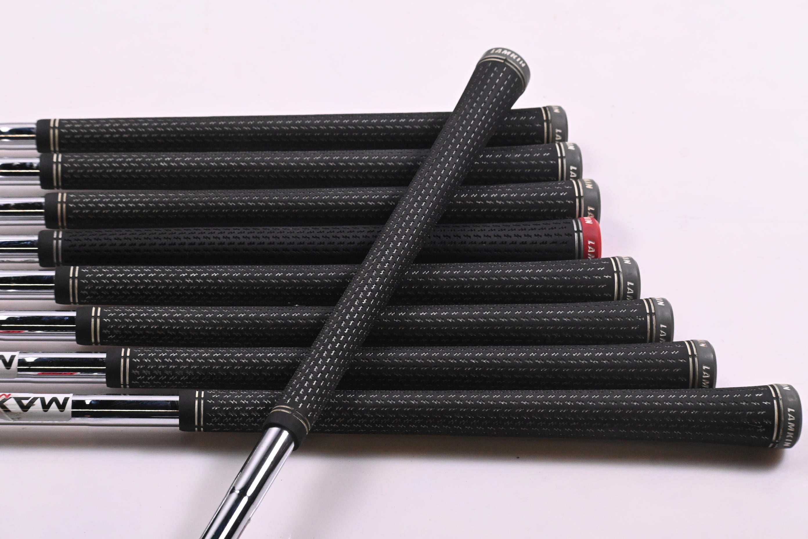 Taylormade Stealth Irons / 5-PW+GW+SW+LW / Stiff Flex KBS MAX MT 85 Shafts