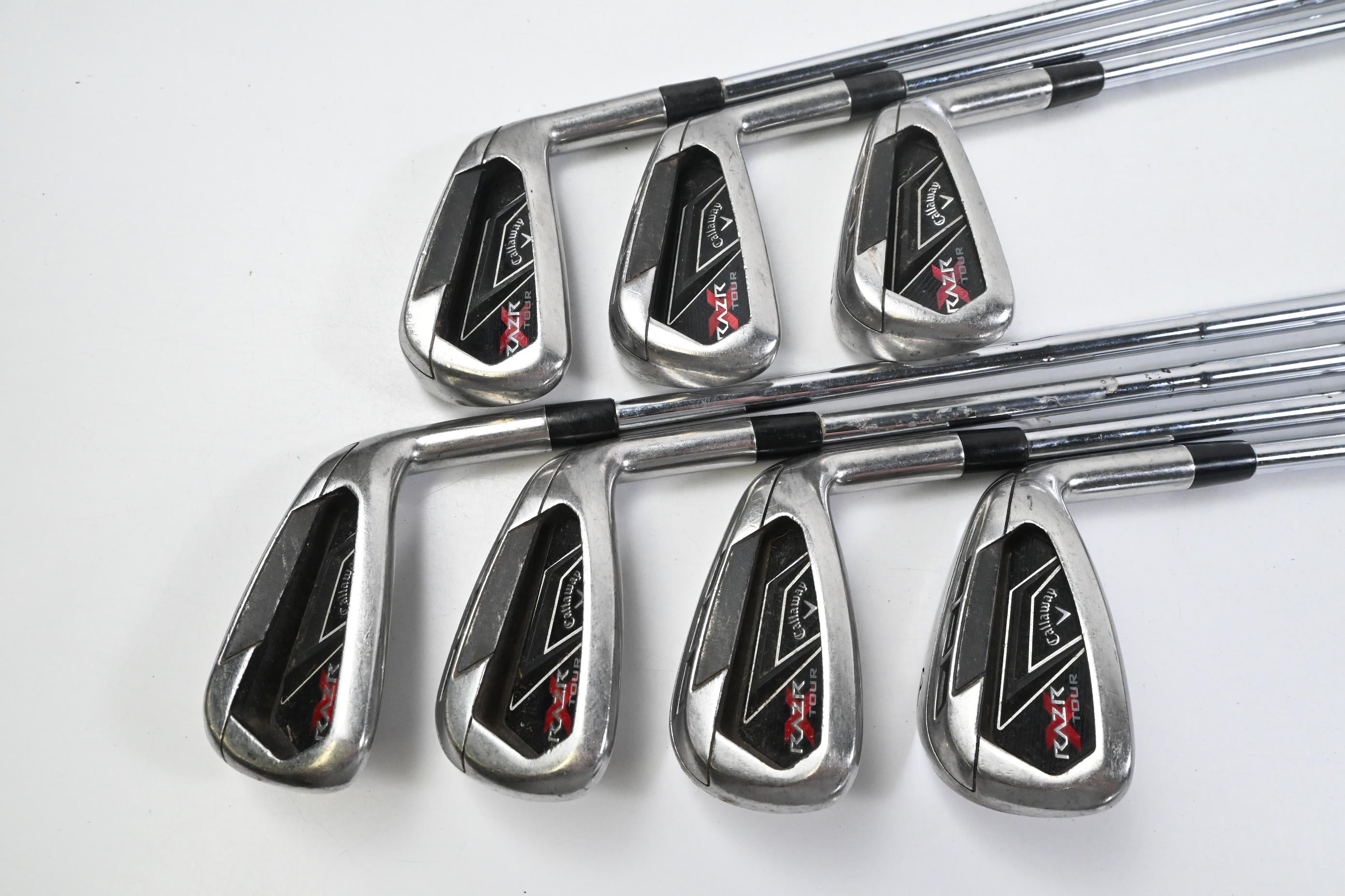Callaway RAZR X Tour Irons / 4-PW / Stiff Flex Dynamic Gold S300 Shafts