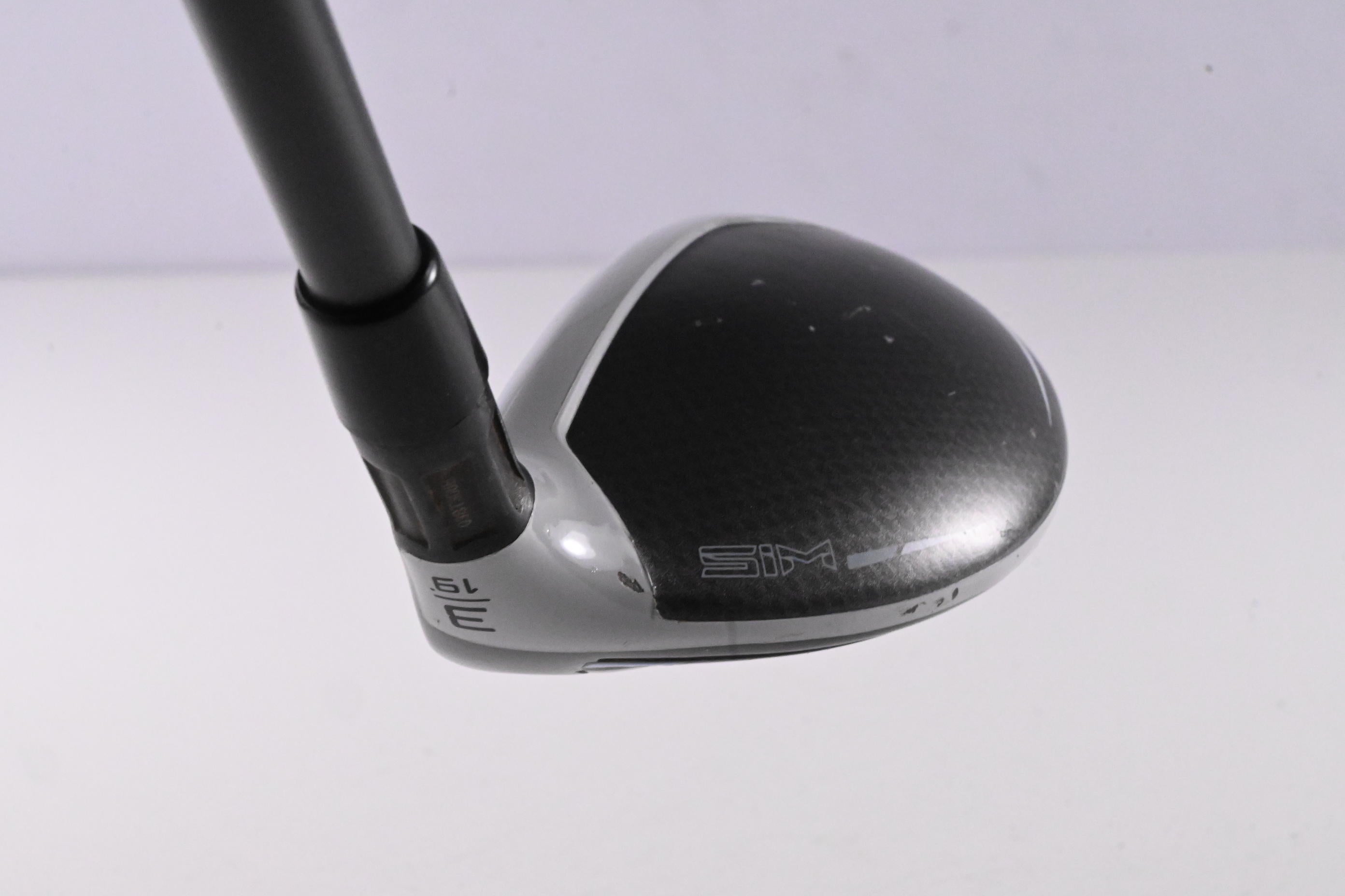 Taylormade SIM Max #3 Hybrid / 19 Degree / Stiff Flex Aldila Tour ATX 85 Shaft