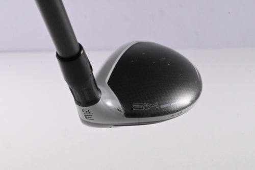 Taylormade SIM Max #3 Hybrid / 19 Degree / Stiff Flex Aldila Tour ATX 85 Shaft