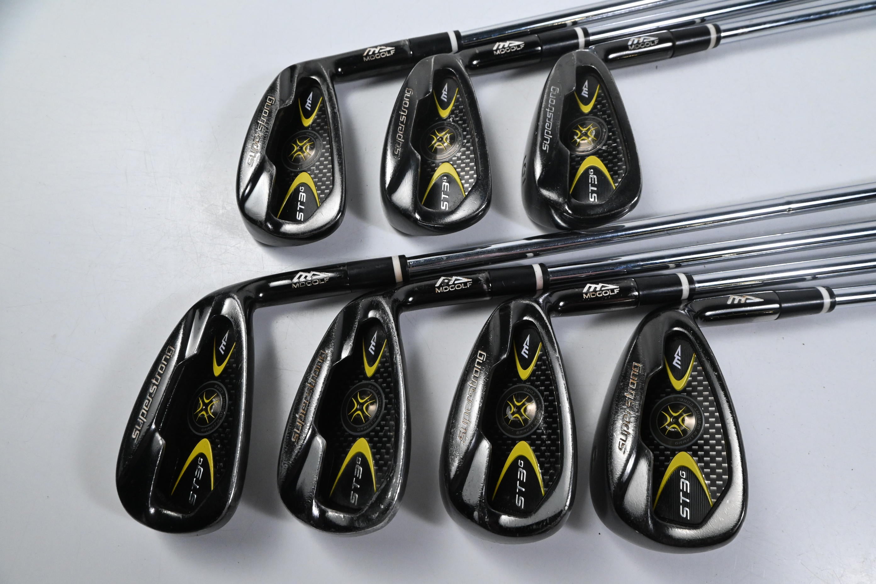 MD Golf SuperStrong ST3 Irons / 4-PW / Regular Flex Steel Shafts
