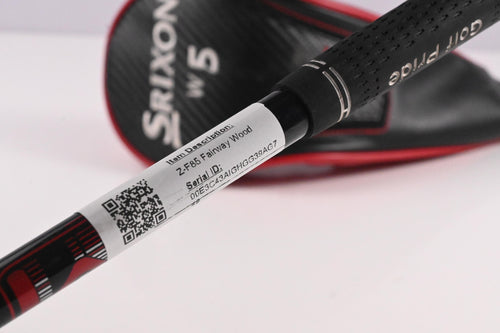 Srixon Z-F85 #5 Wood / 18 Degree / Regular Flex Miyasaki Shaft