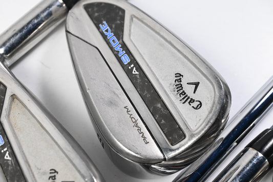 Callaway Paradym Ai Smoke Irons / 7-PW+GW / Stiff Flex Elevate MPH 95 Shafts