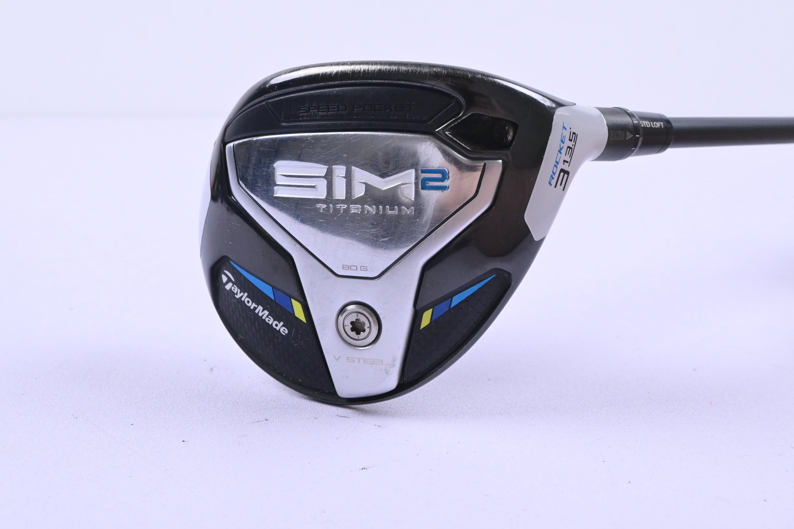 Taylormade SIM2 Ti #3 Wood / 13.5 Degree / Stiff Flex Ventus Blue 6 Shaft