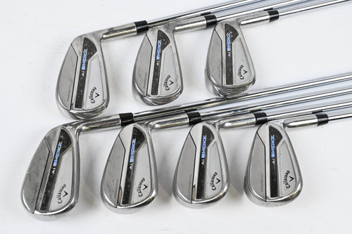 Callaway Paradym Ai Smoke Irons / 5-PW+GW / Regular Flex AMT Red R300 Shafts