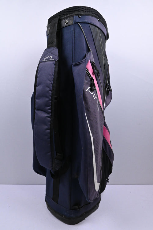 Ladies Ping Cart Bag / 14-Way Divider / Purple & Pink