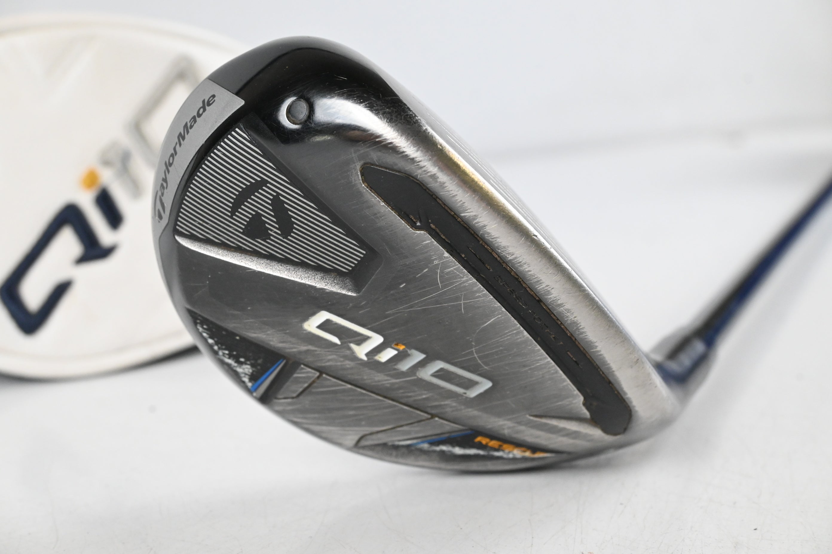 Taylormade Qi10 #4 Hybrid / 22 Degree / Regular Flex Fujikura Ventus TR Blue 6
