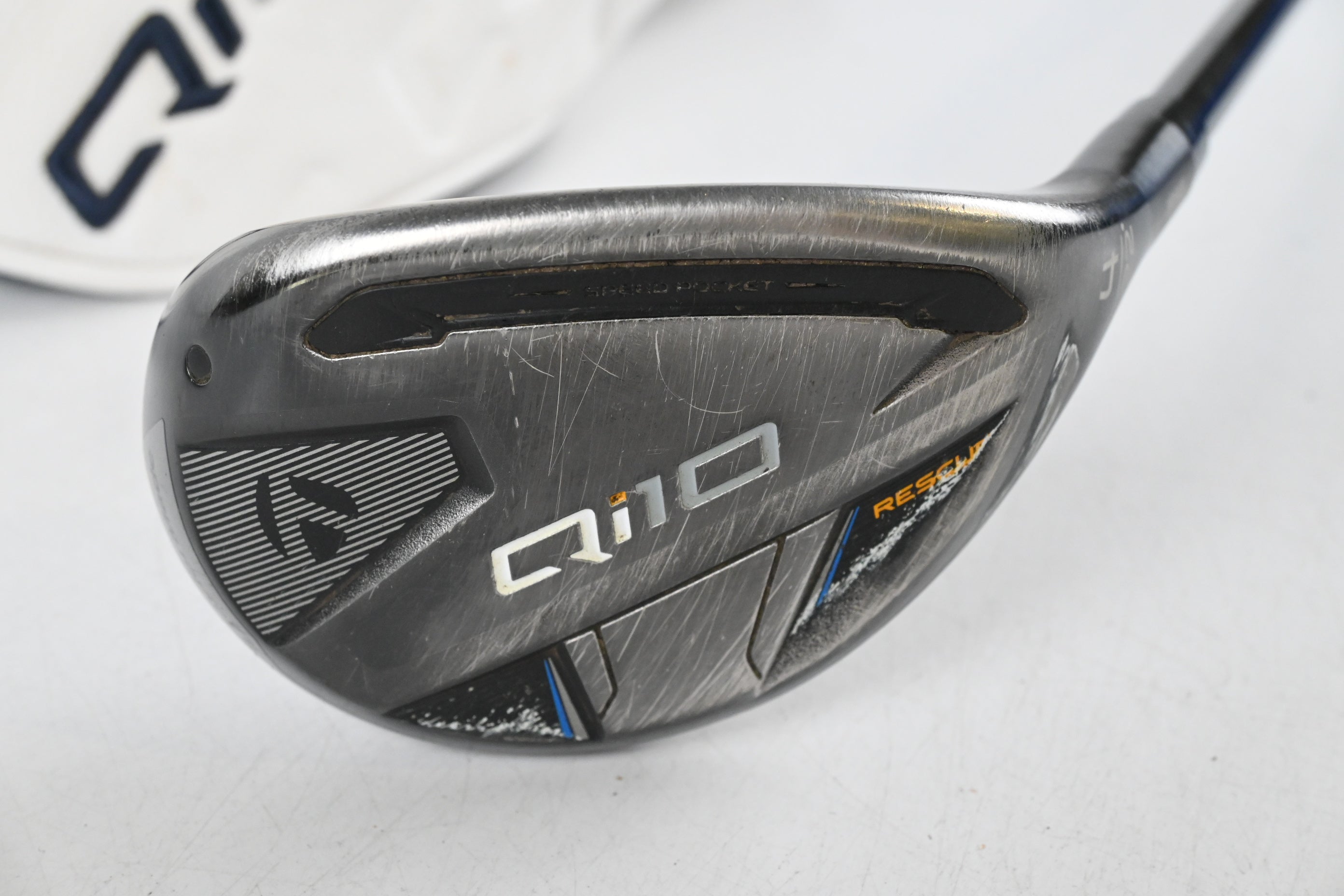 Taylormade Qi10 #4 Hybrid / 22 Degree / Regular Flex Fujikura Ventus TR Blue 6