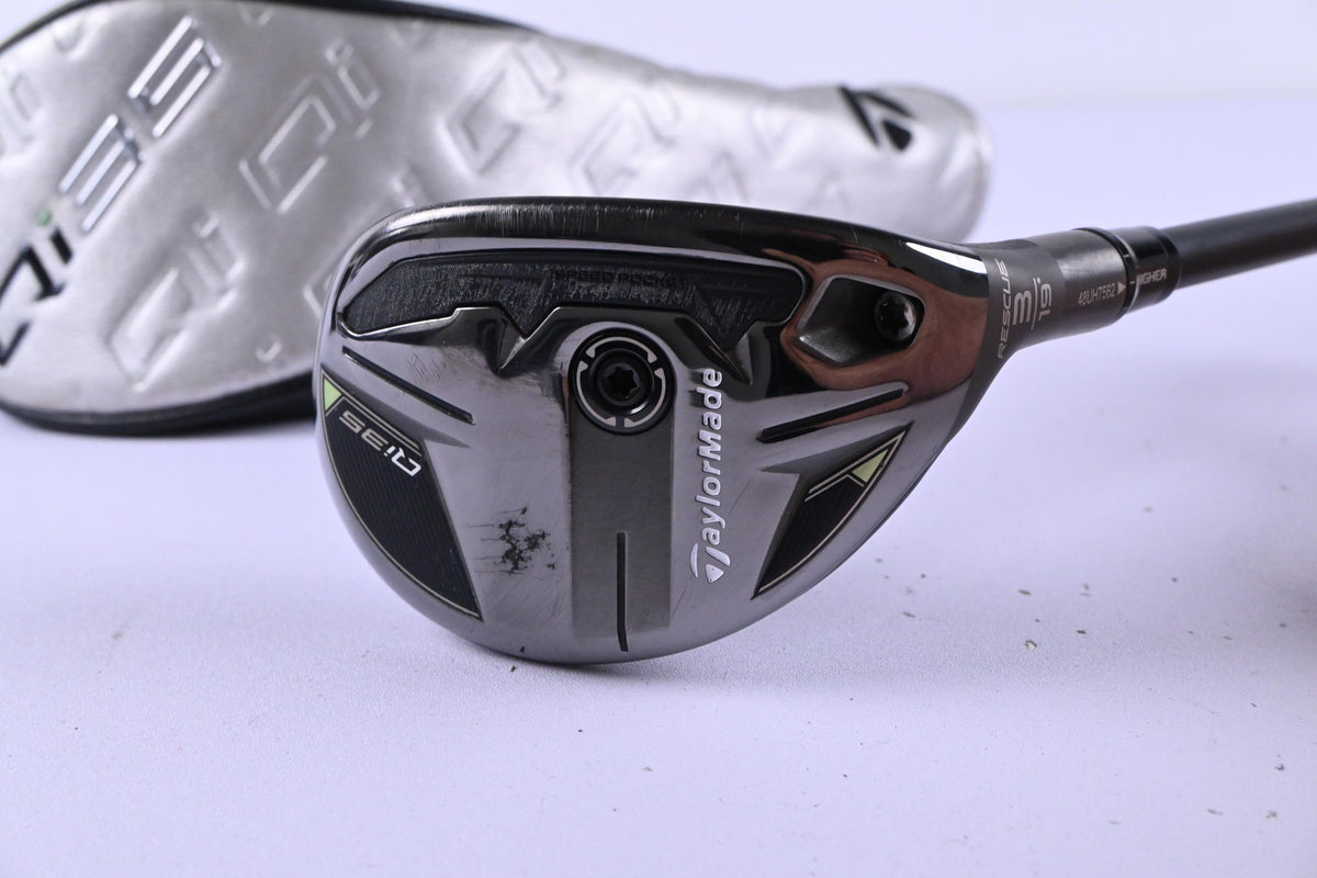 Taylormade Qi35 #3 Hybrid / 19 Degree / Stiff Flex Fujikura Ventus Blue 7 Shaft