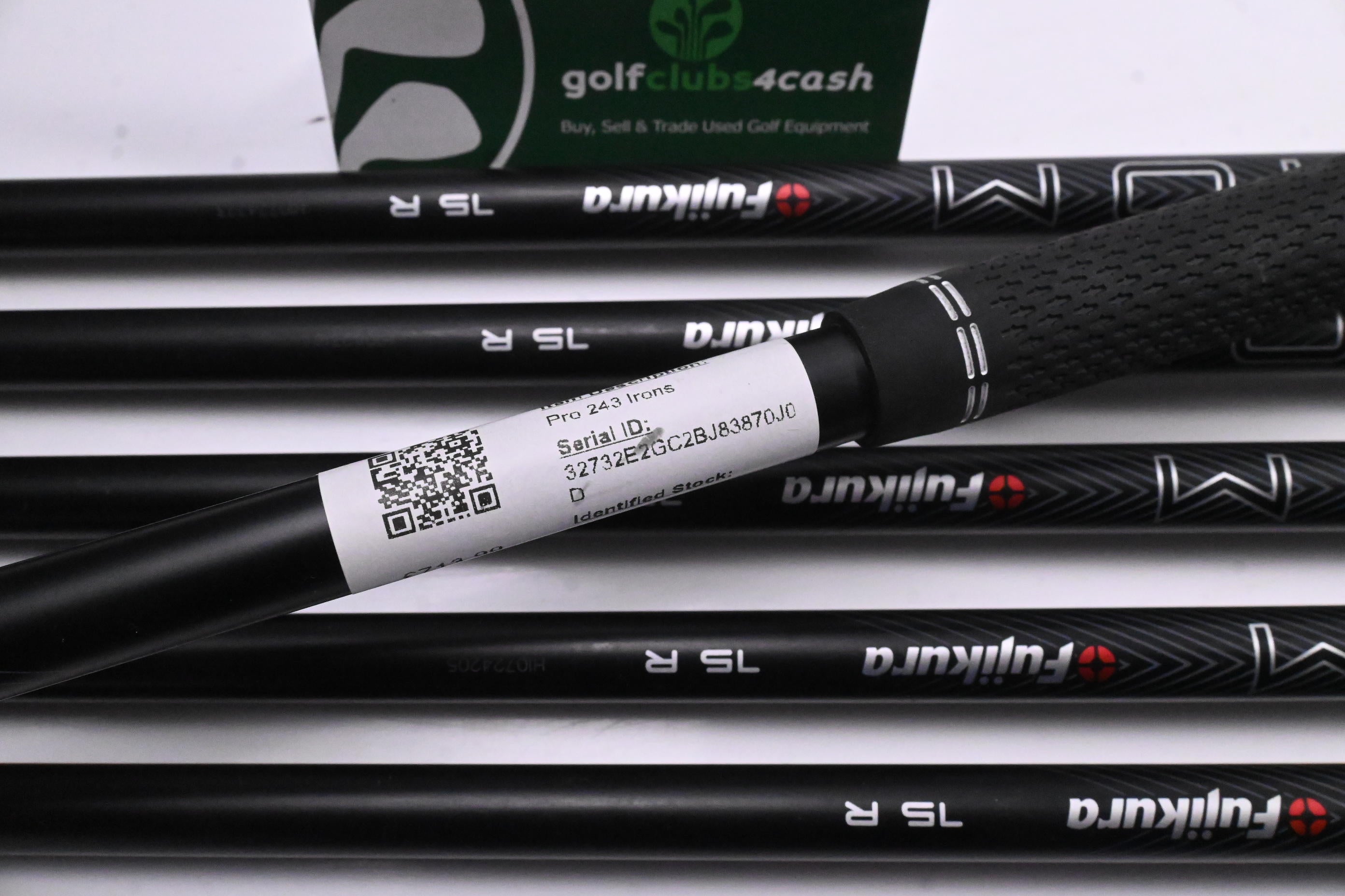 Mizuno Pro 243 Irons / 5-PW / Regular Flex Fujikura Axiom Velocore 75 Shafts