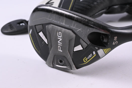 Ping G430 #5 Hybrid / 26 Degree / Stiff Flex Ping Alta CB Black 70 Shaft