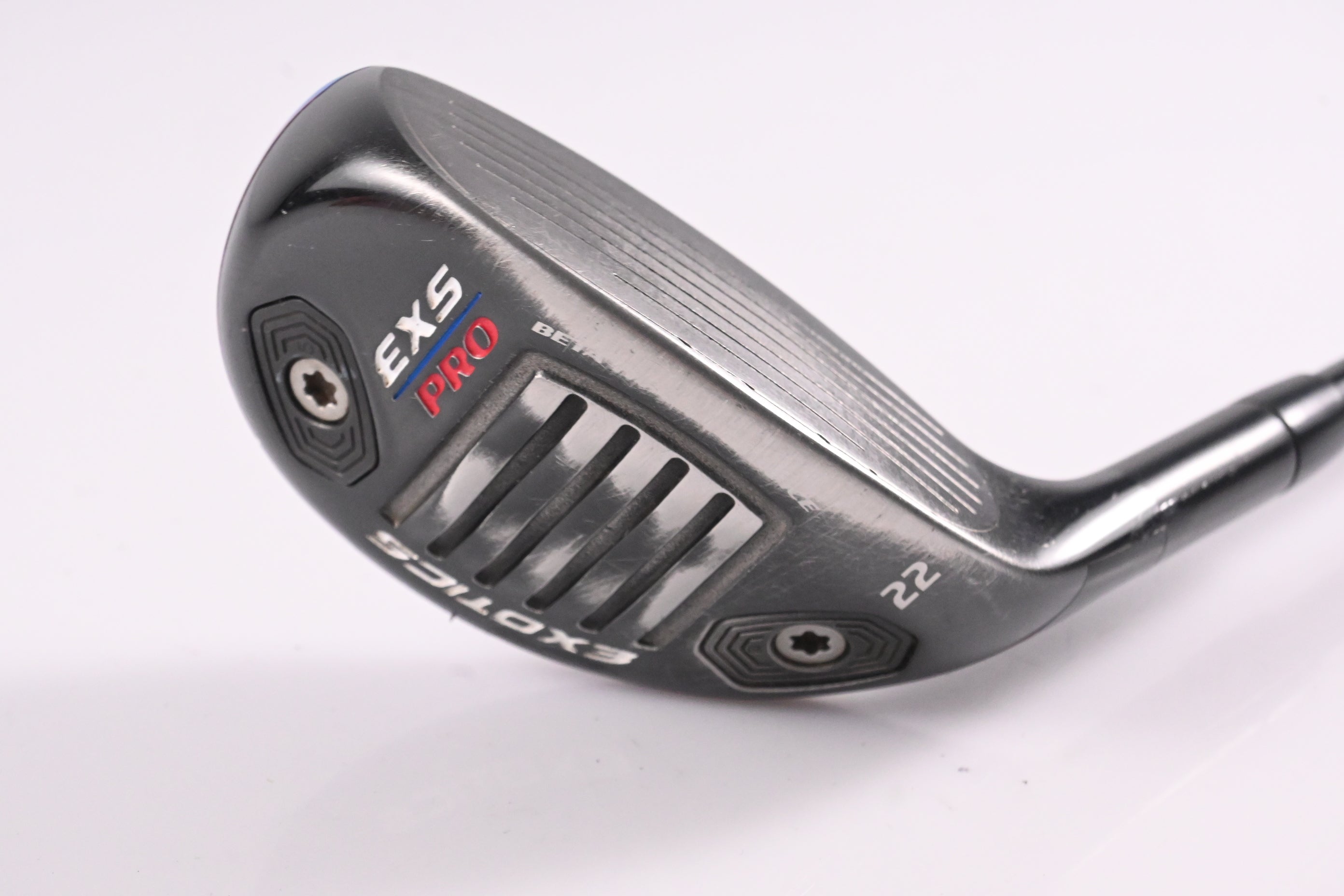 Tour Edge EXS Pro #4 Hybrid / 22 Degree / Stiff Flex Kuro Kage Silver 80 Shaft