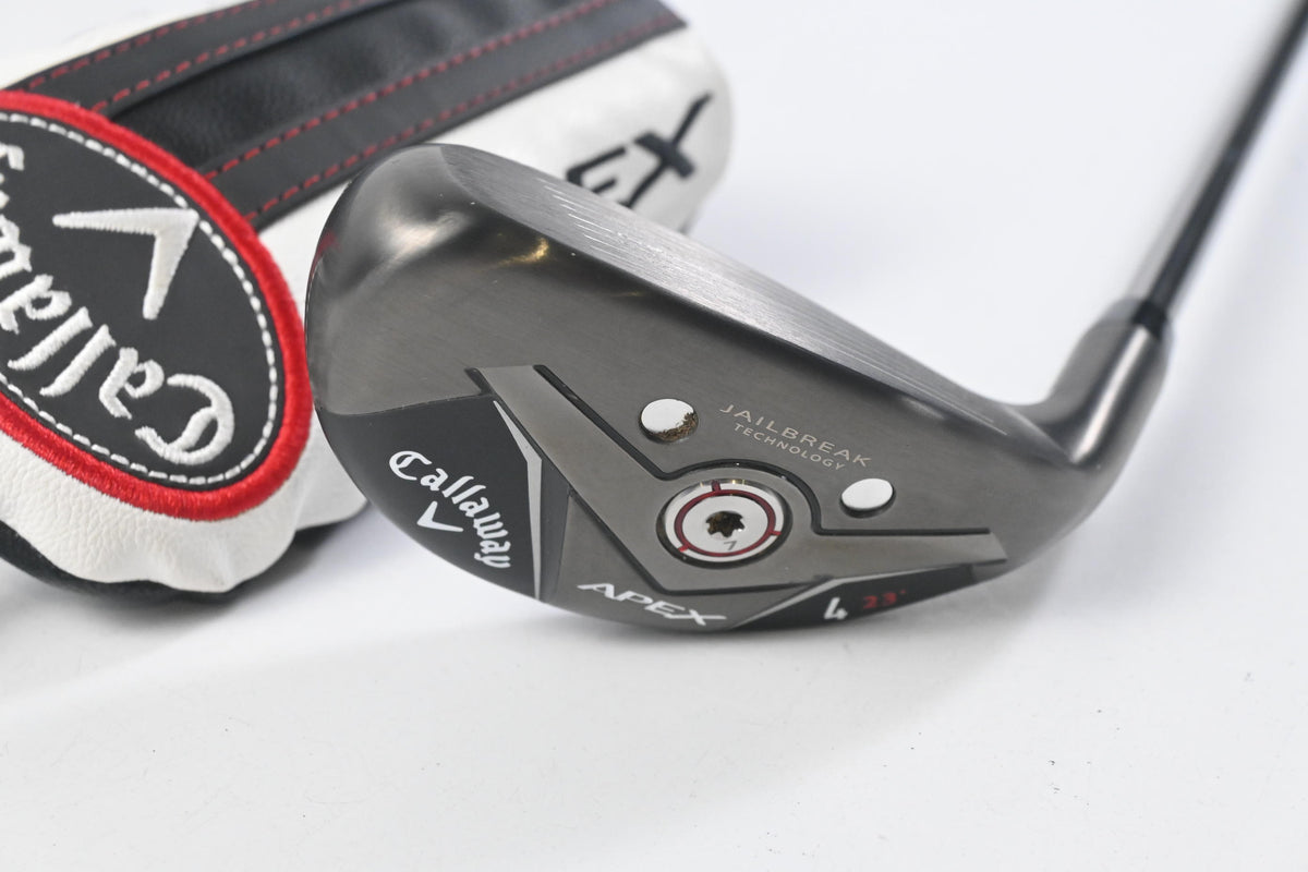 Callaway Apex 2019 #4 Hybrid / 23 Degree / Regular Flex Catalyst 70 Shaft