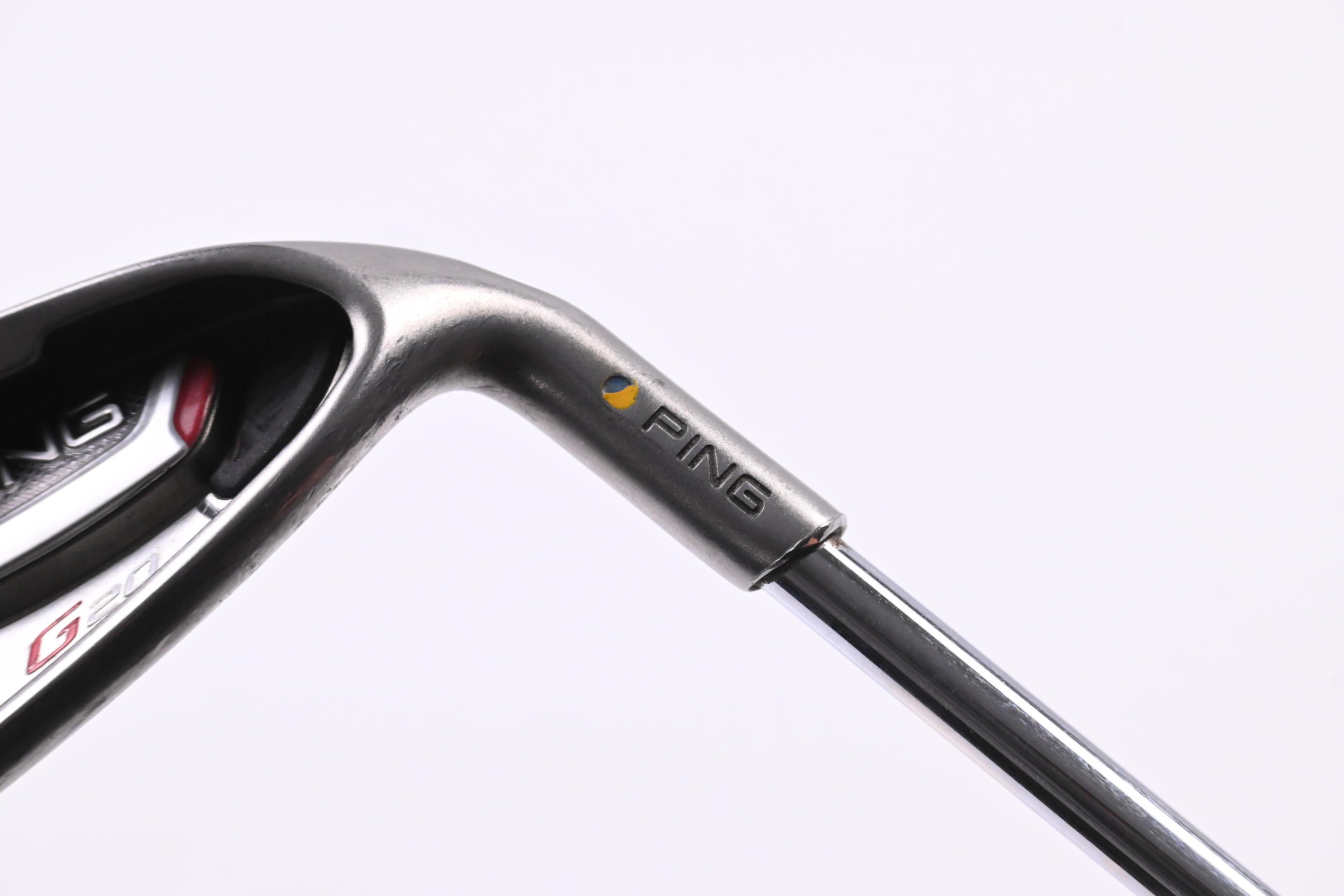 Ping G20 #9 Iron / Yellow Dot / Regular Flex Ping CFS Shaft
