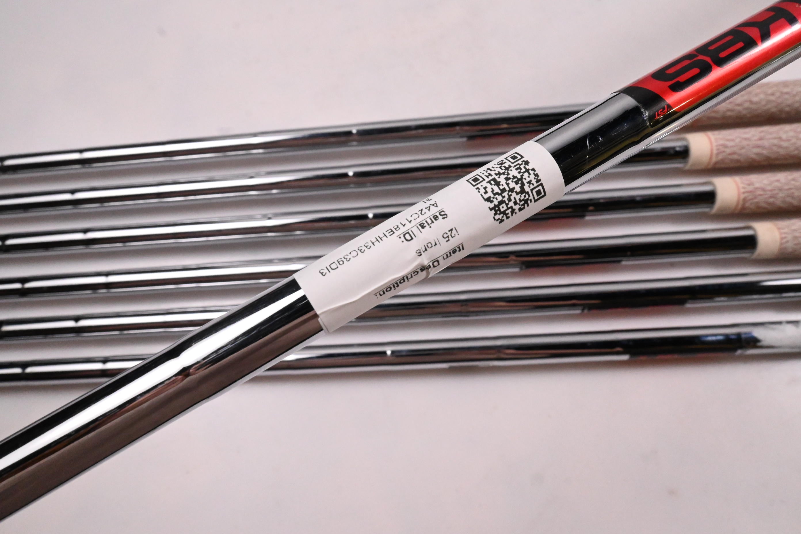 Ping i25 Irons / 4-PW / Blue Dot / X-Flex KBS Tour 130 Shafts