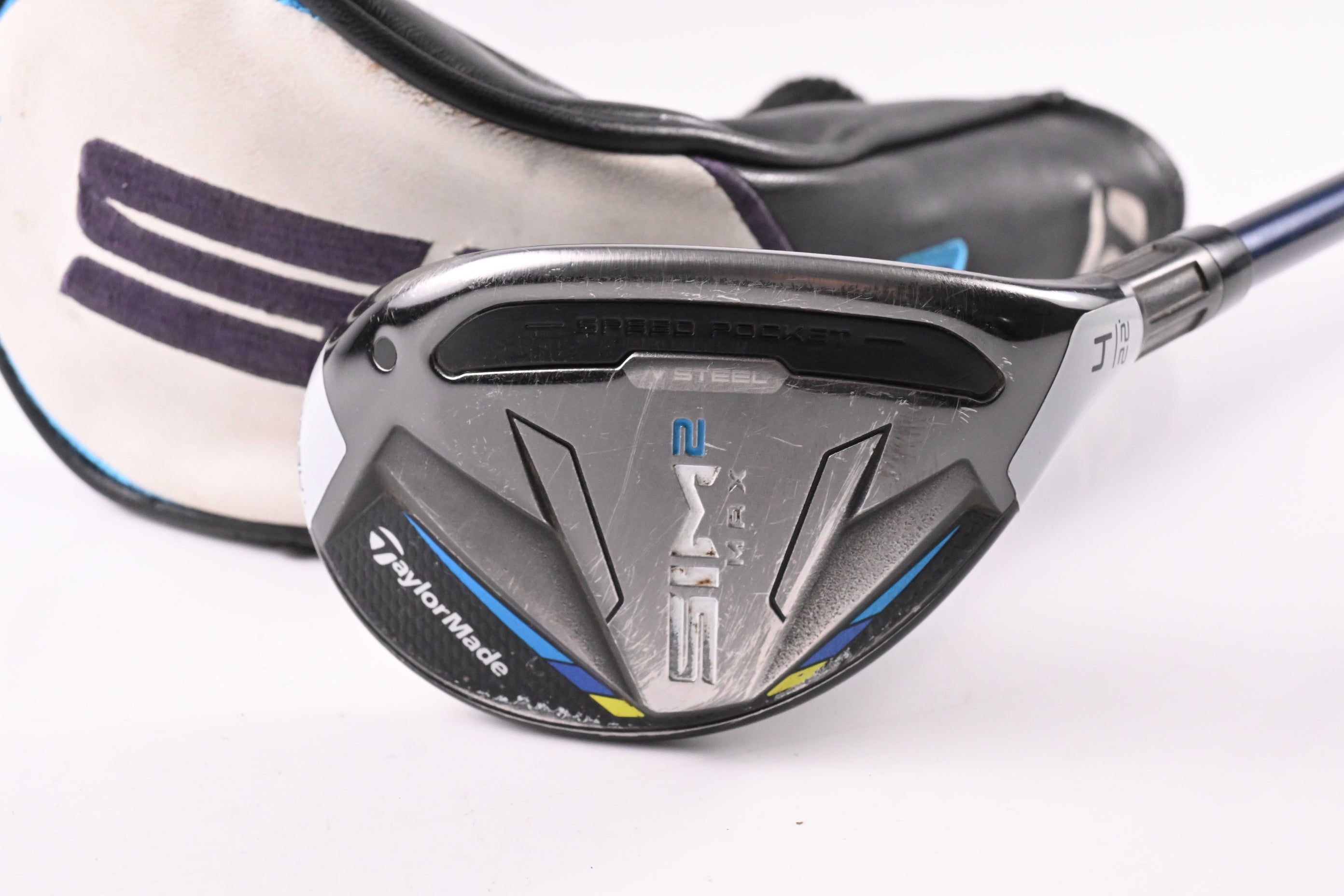 Taylormade SIM2 Max #4 Hybrid / 22 Degree / Stiff Flex Ventus Blue 7 Shaft
