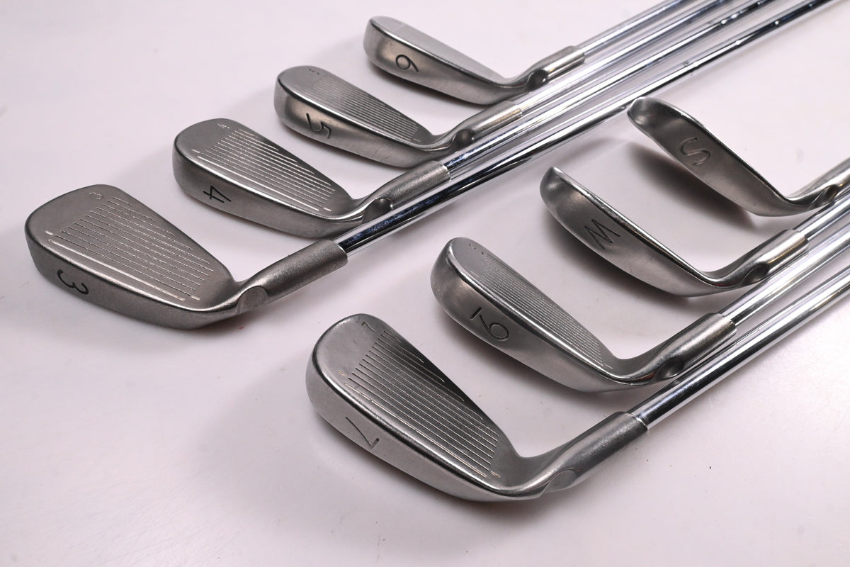 Ping i3 O-Size Irons / 3-PW+SW / Black Dot / Stiff Flex Ping JZ / No #8 Iron