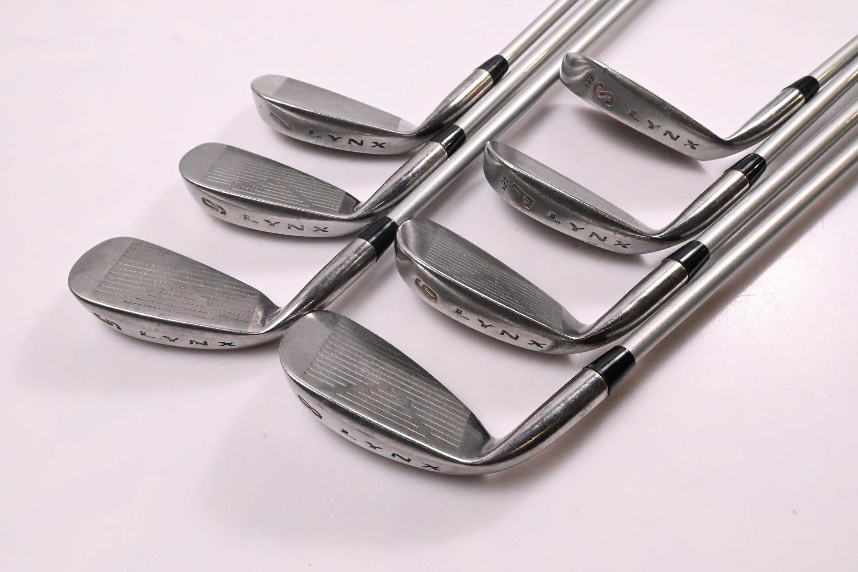 Lynx Black Cat Irons / 5-PW+SW / Regular Flex Apollo Shafts