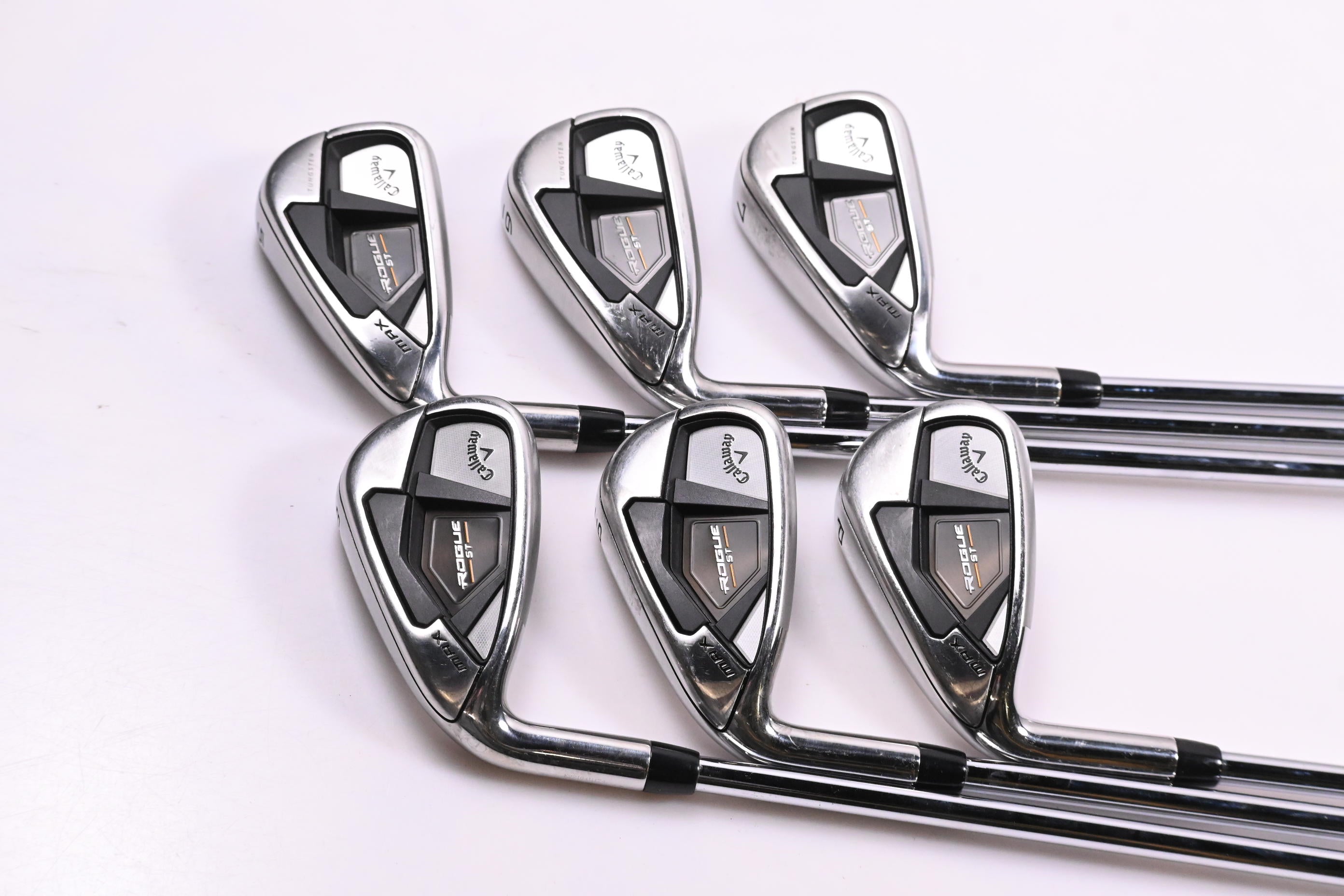 Left Hand Callaway Rogue ST Max Irons / 5-PW / Regular Flex Elevate MPH 95