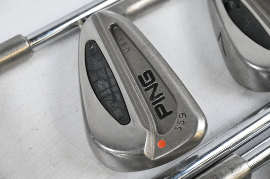 Ping S59 Irons / 5-PW / Orange Dot / Stiff Flex Ping AWT Shafts