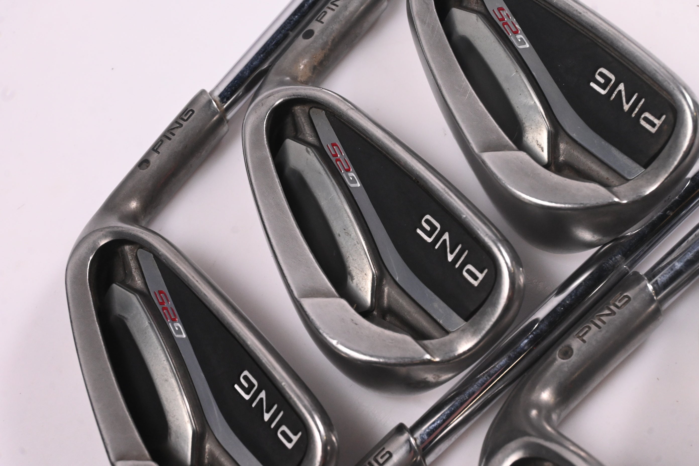 Ping G25 Irons / 6-PW+SW / Black Dot / Regular Flex Ping CFS Shafts